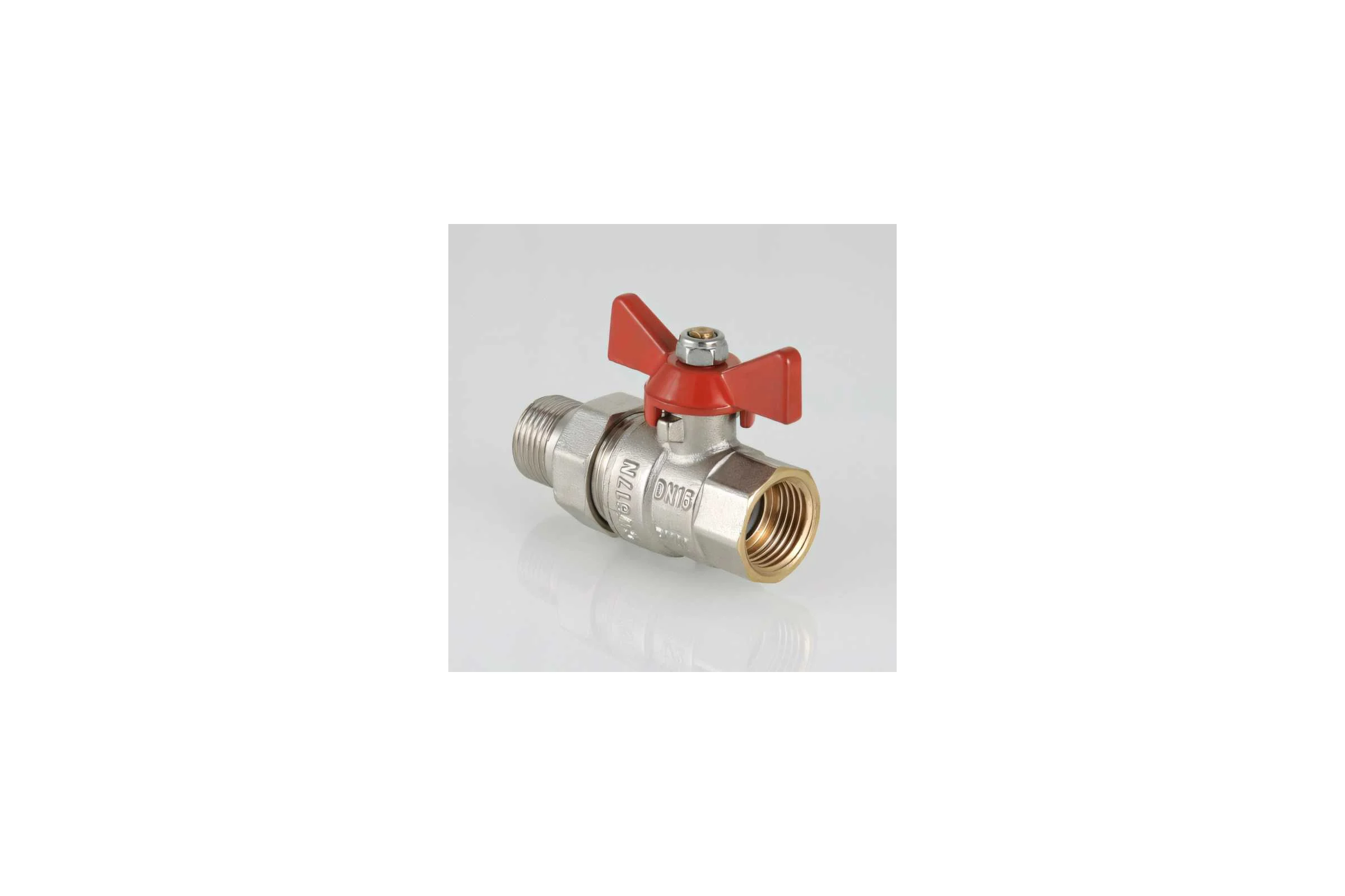 Шаровой кран с полусгоном 1" вн.-нар. Valtec BASE VT.227.N.06