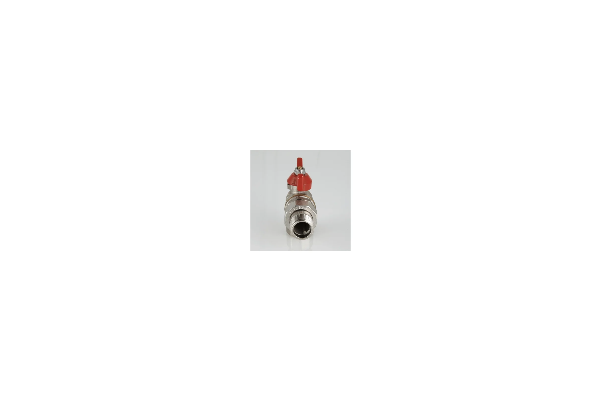 Шаровой угловой кран с полусгоном 1" вн.-нар. Valtec BASE VT.228.N.06