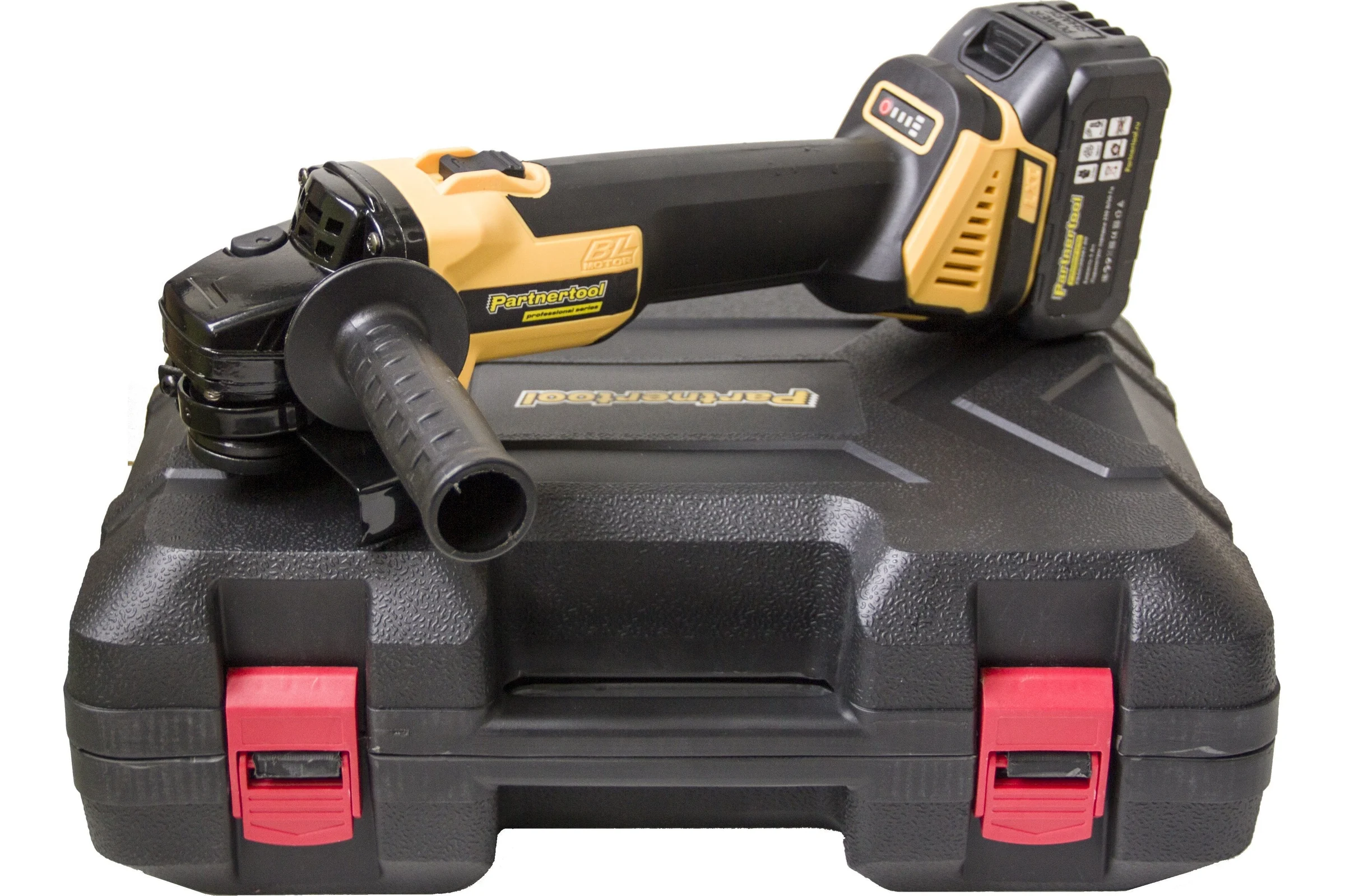 Бесщеточная аккумуляторная угловая шлифовальная машина PARTNERTOOL PBAG125SET-20