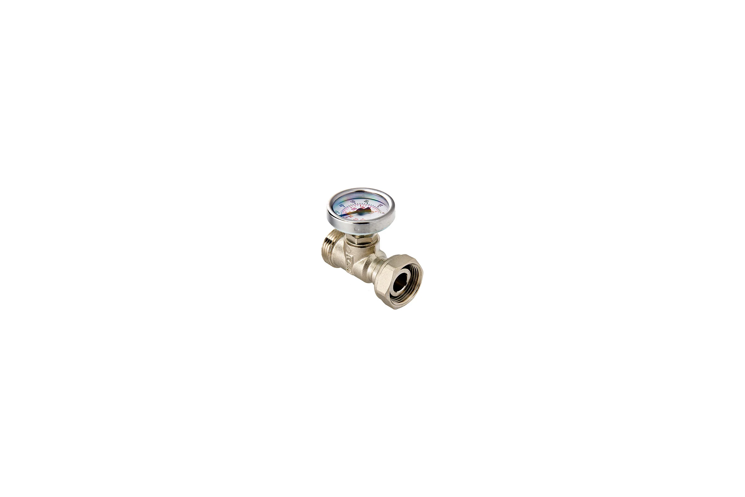 Тройник с термометром Евроконус Valtec VT.4615.0.0