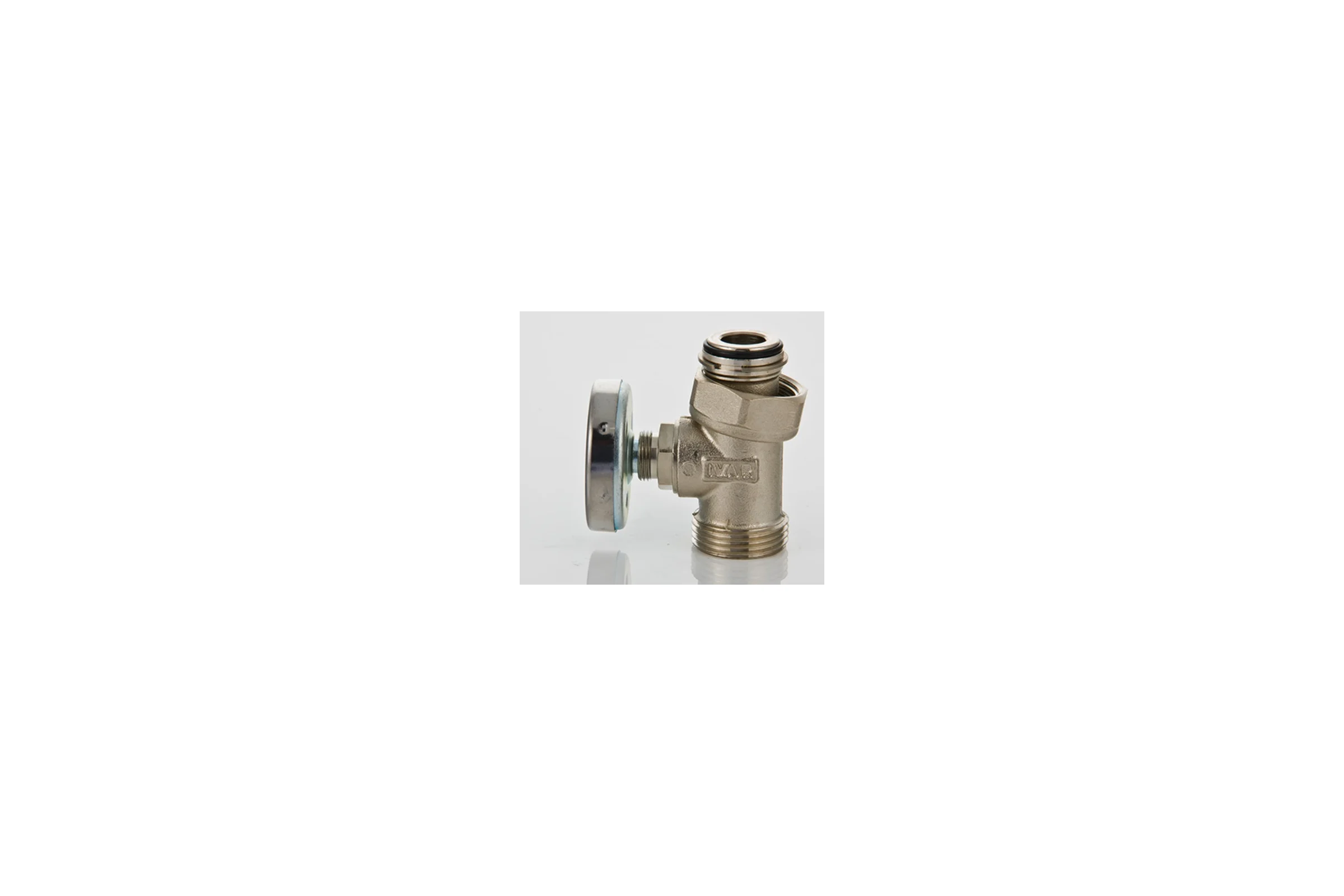 Тройник с термометром Евроконус Valtec VT.4615.0.0