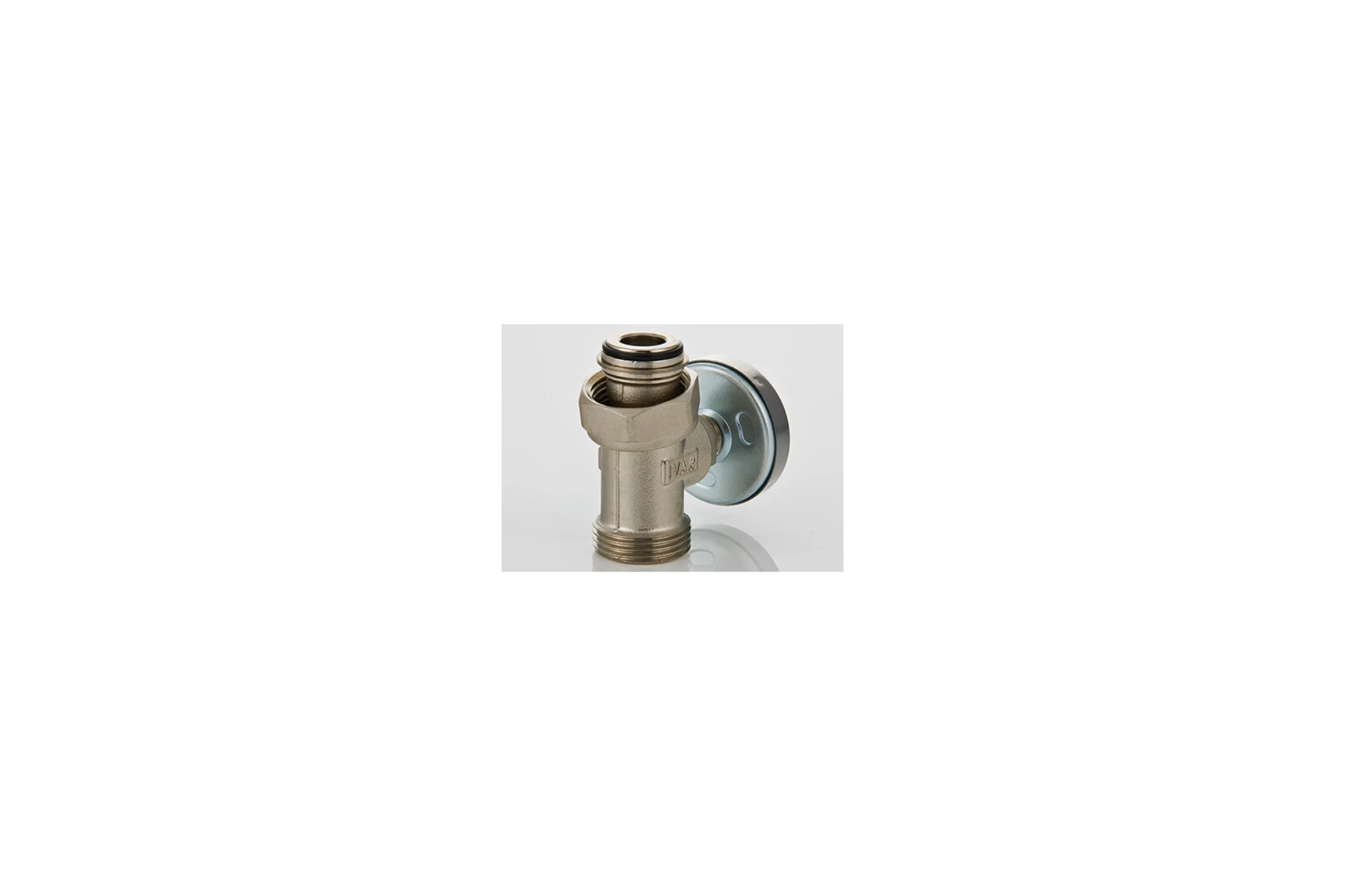 Тройник с термометром Евроконус Valtec VT.4615.0.0
