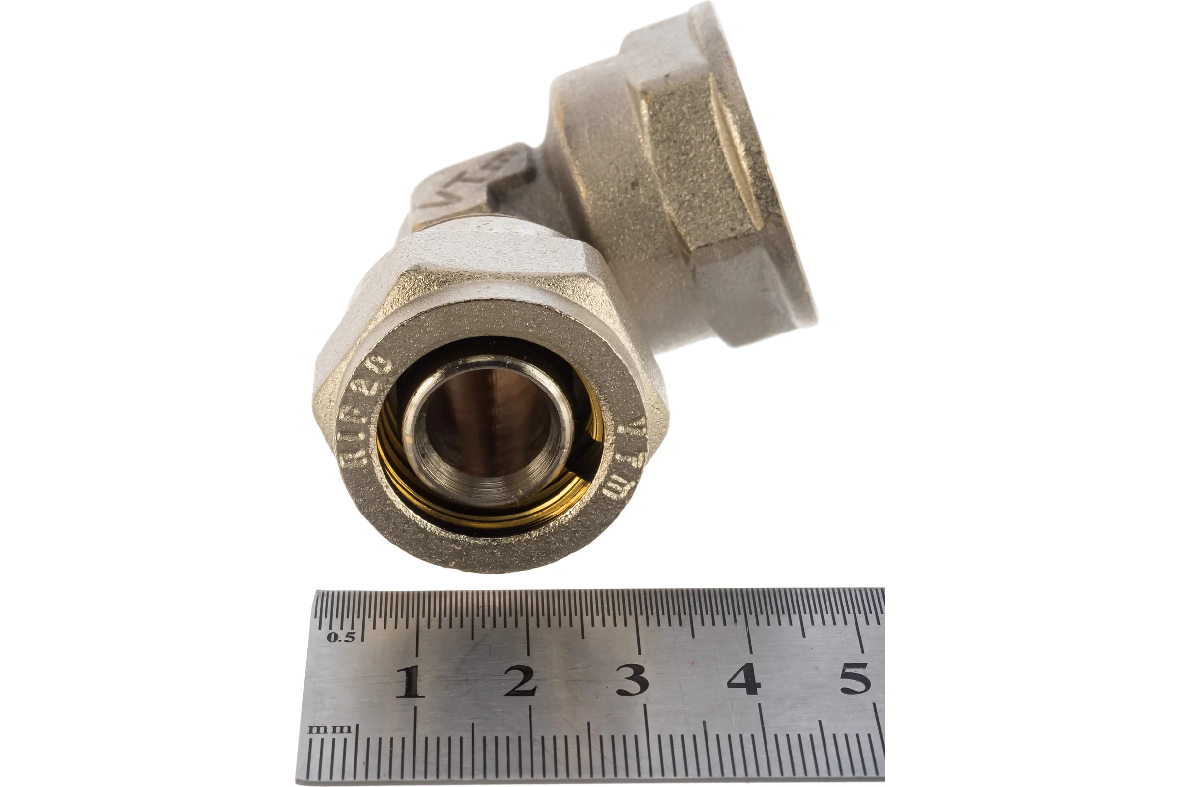 Обжимной угольник с переходом на вн. р. 20х3/4 Valtec VTm.352.N.002005