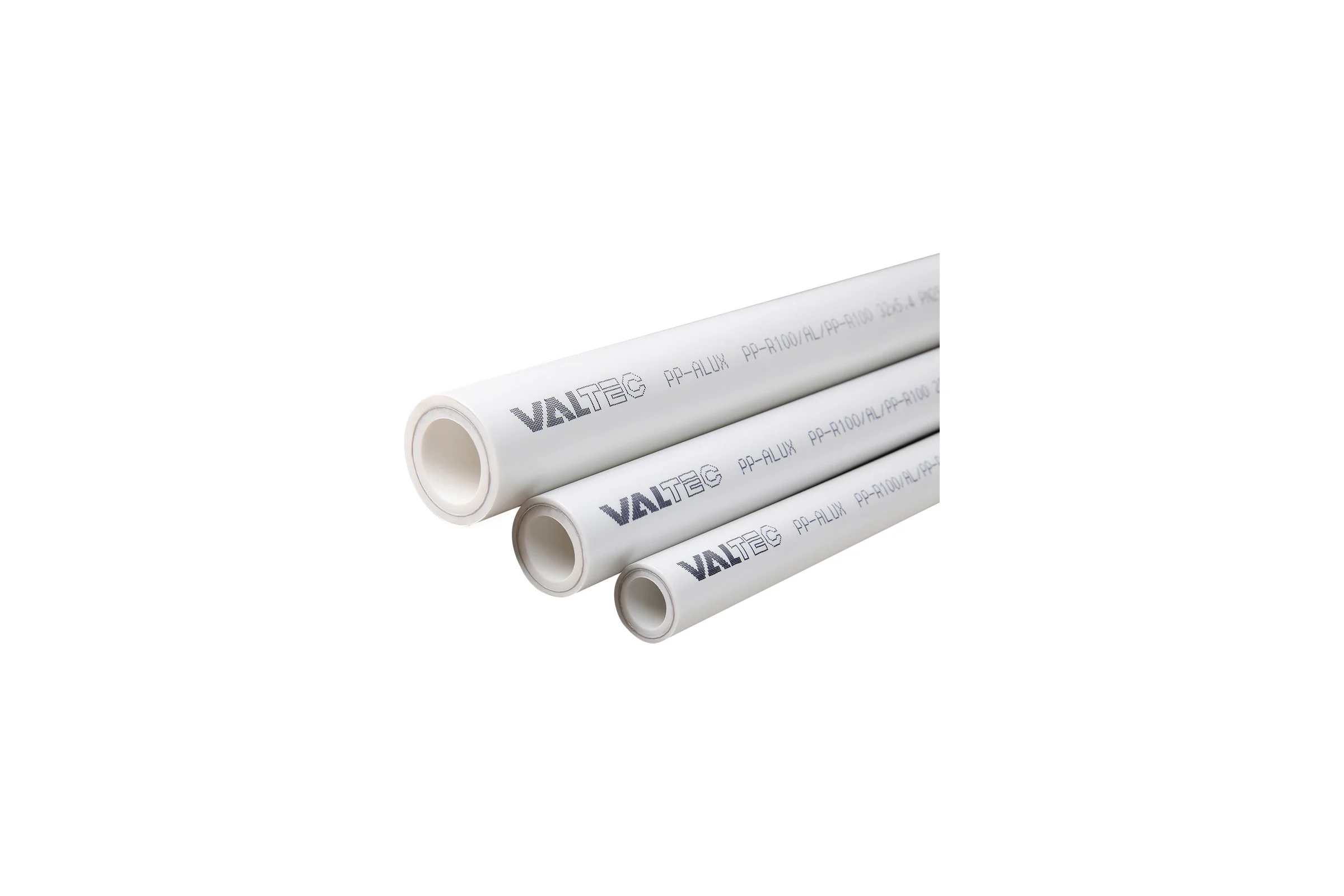 Труба Valtec PP-ALUX, арм. алюминием, PN 25, 50 MM белый (4м) VTp.700.AL25.50