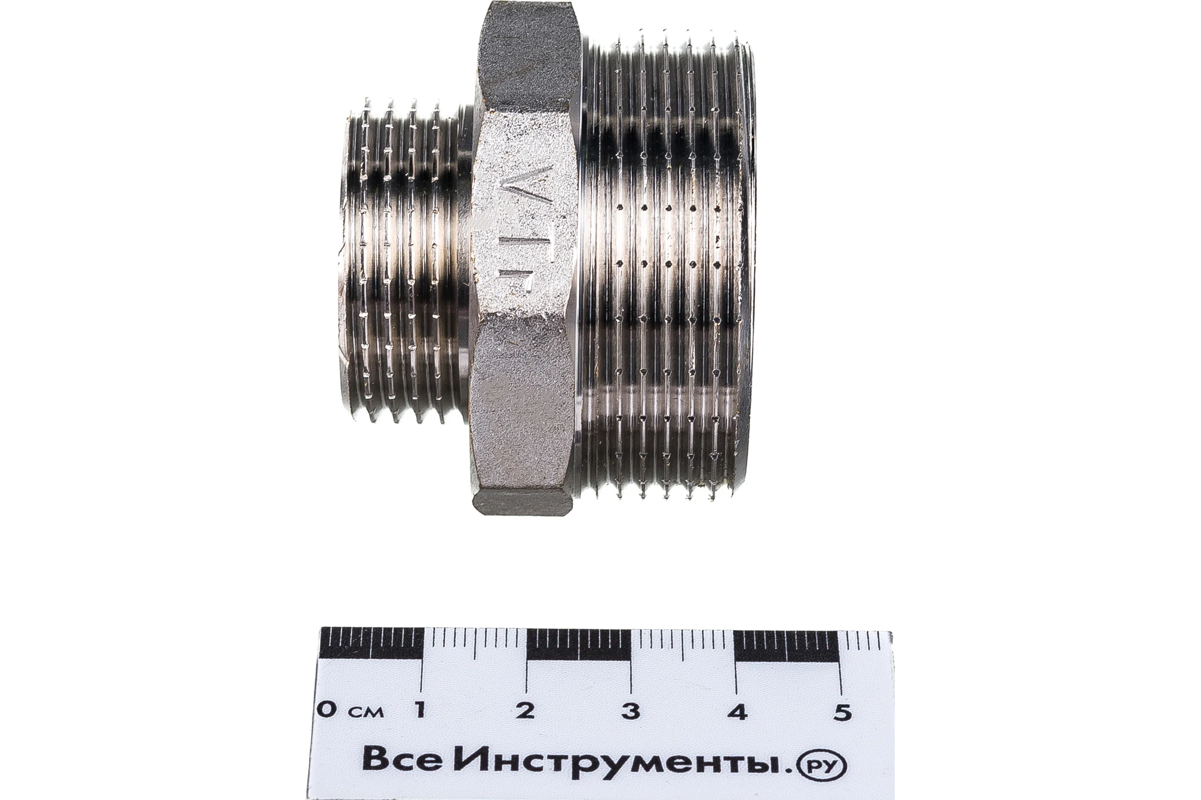 Переходной ниппель 1-1/2х1 нар.-нар. Valtec VTr.580.N.0806