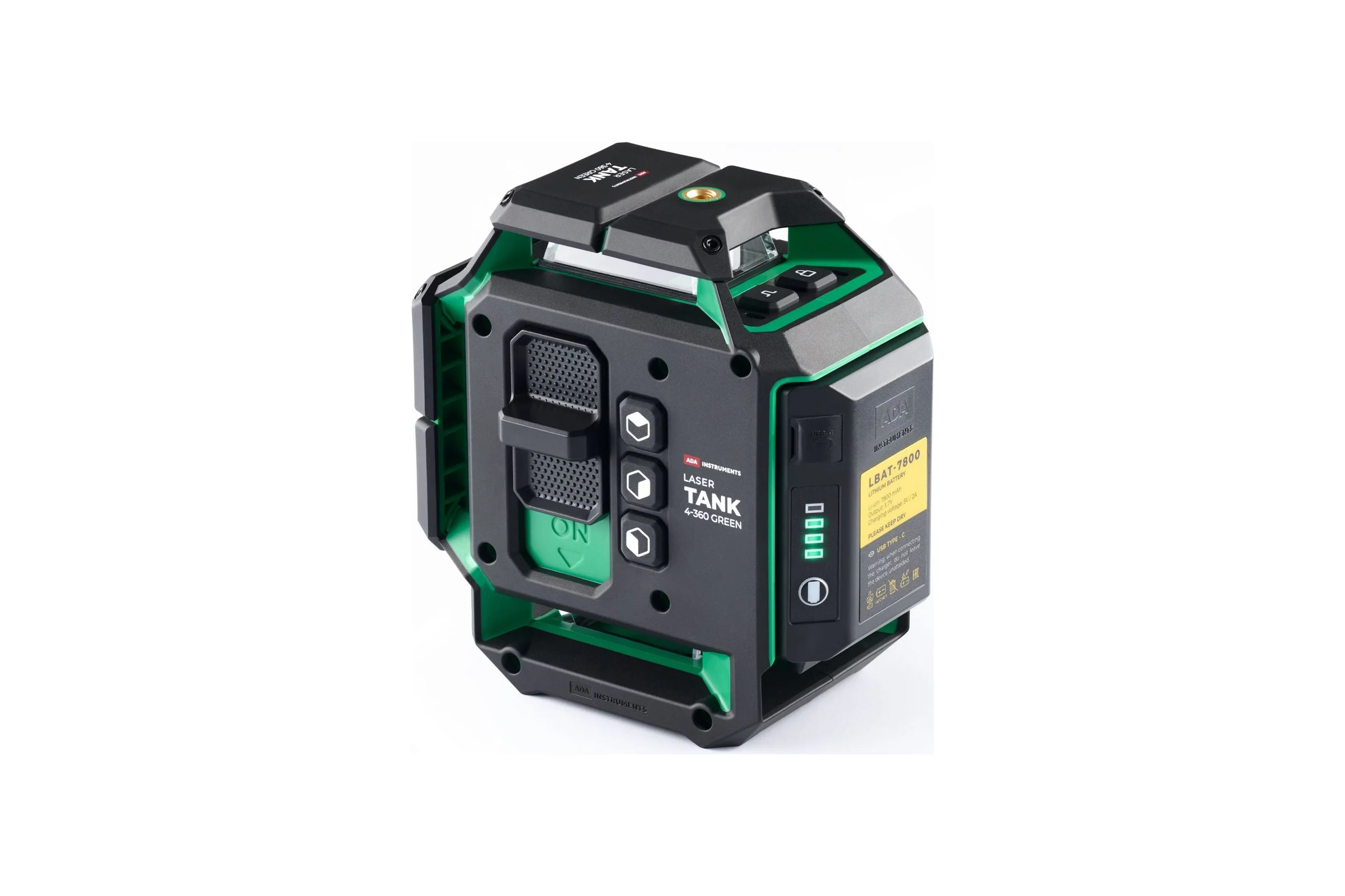 Профессиональный лазерный уровень ADA LaserTANK 4-360 GREEN ultimate edition А00632