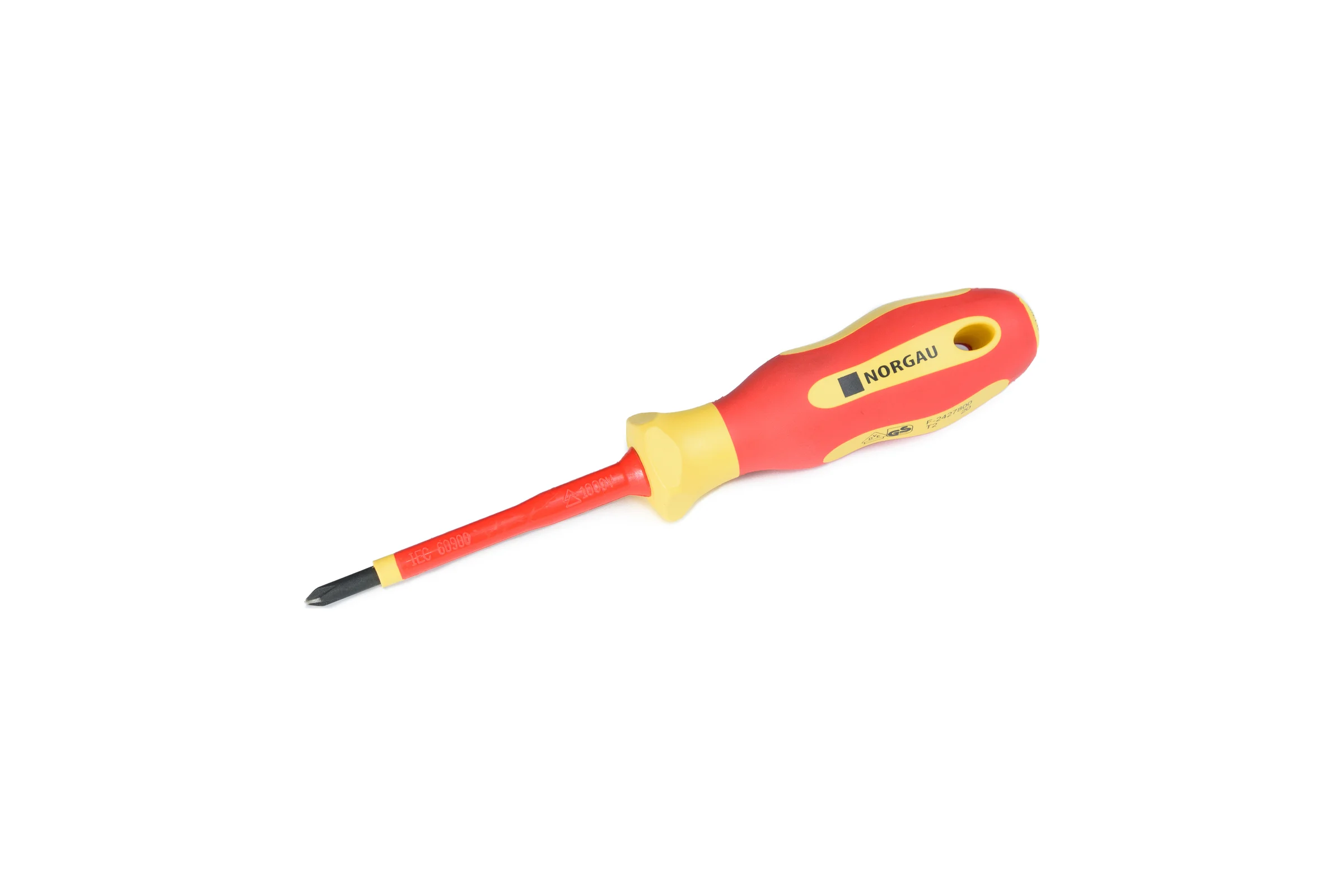 Крестовая диэлектрическая отвертка NORGAU PH1x80 мм, тип N171-PH1x80 067073210