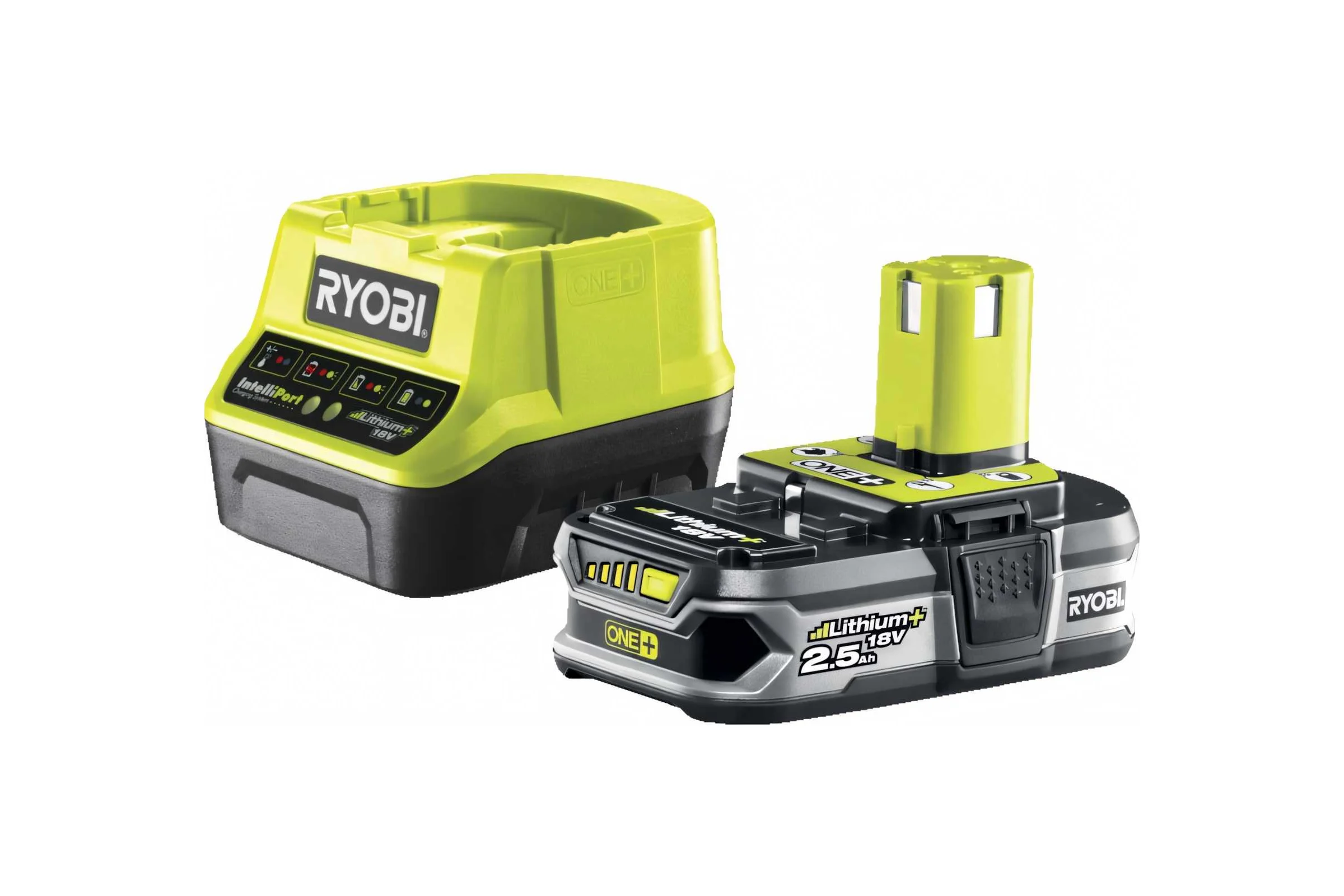 Набор Ryobi ONE+ RC18120-125 5133003359 аккумулятор (18 В; 2.5 А*ч; Li-Ion) и зарядное устройство RC18120