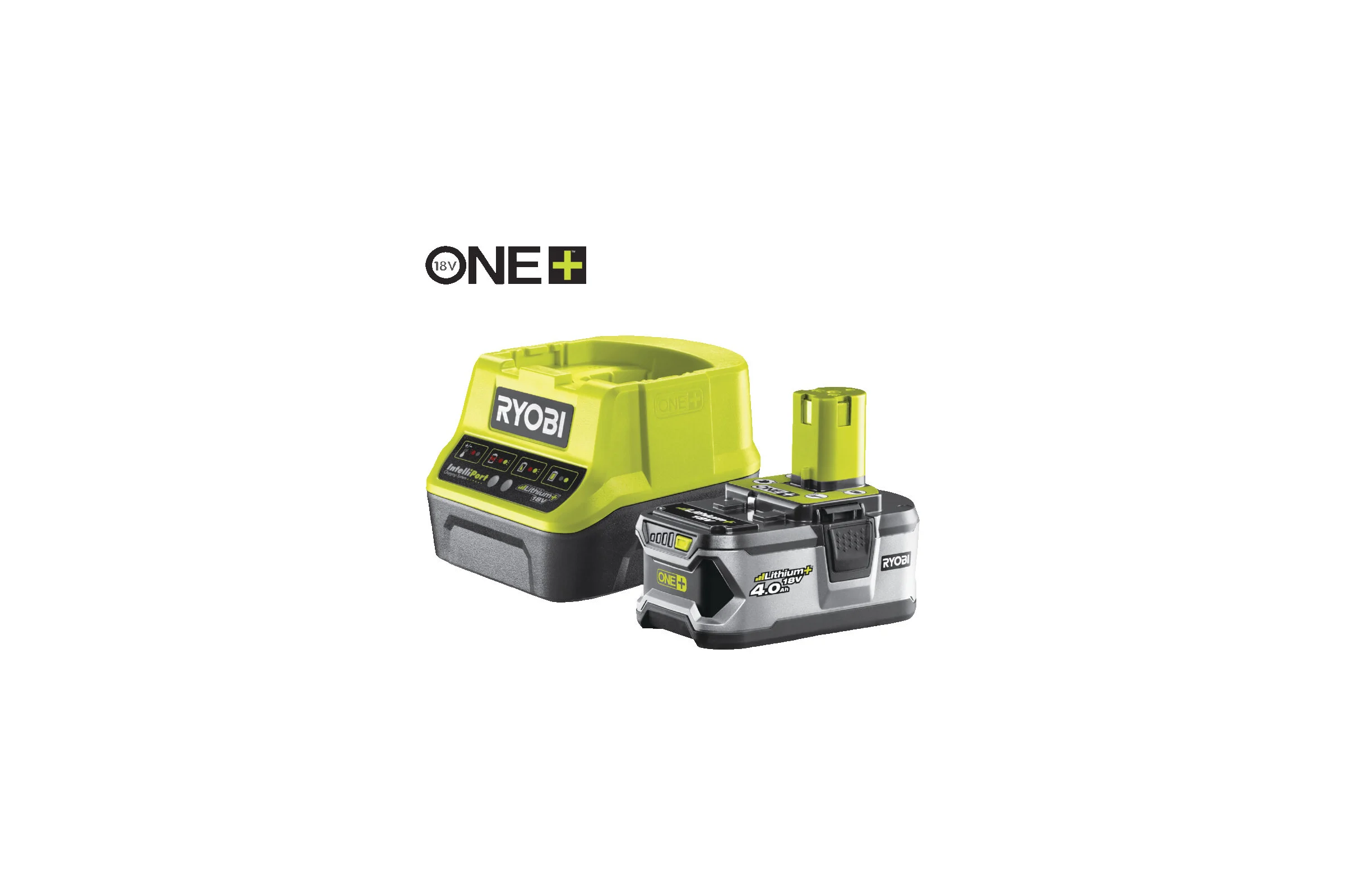 Набор Ryobi ONE+ RC18120-140 5133003360 аккумулятор (18 В; 4.0 A*ч; Li-Ion) и зарядное устройство RC18120