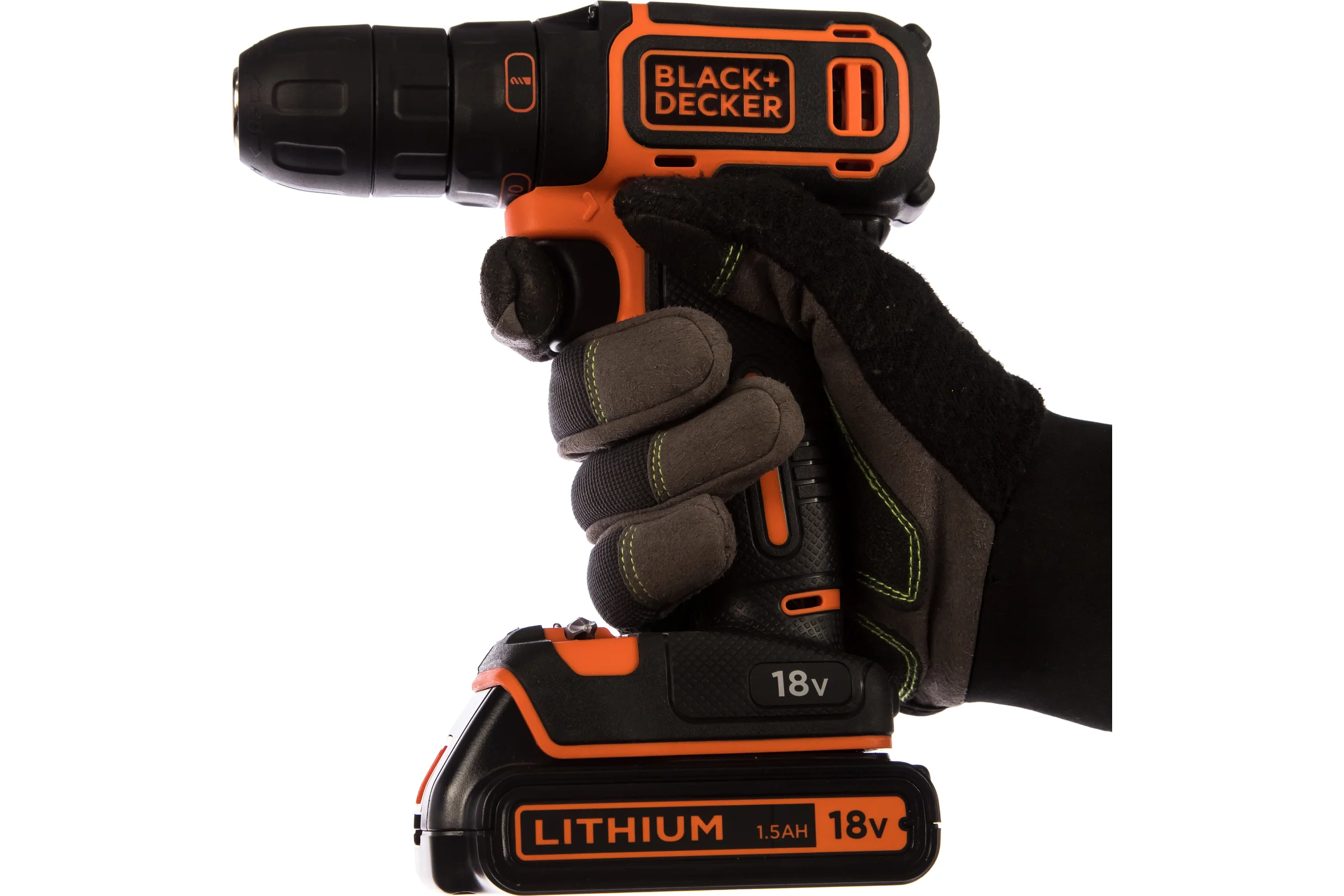 Аккумуляторная дрель-шуруповерт Black+Decker BDCDC18KB