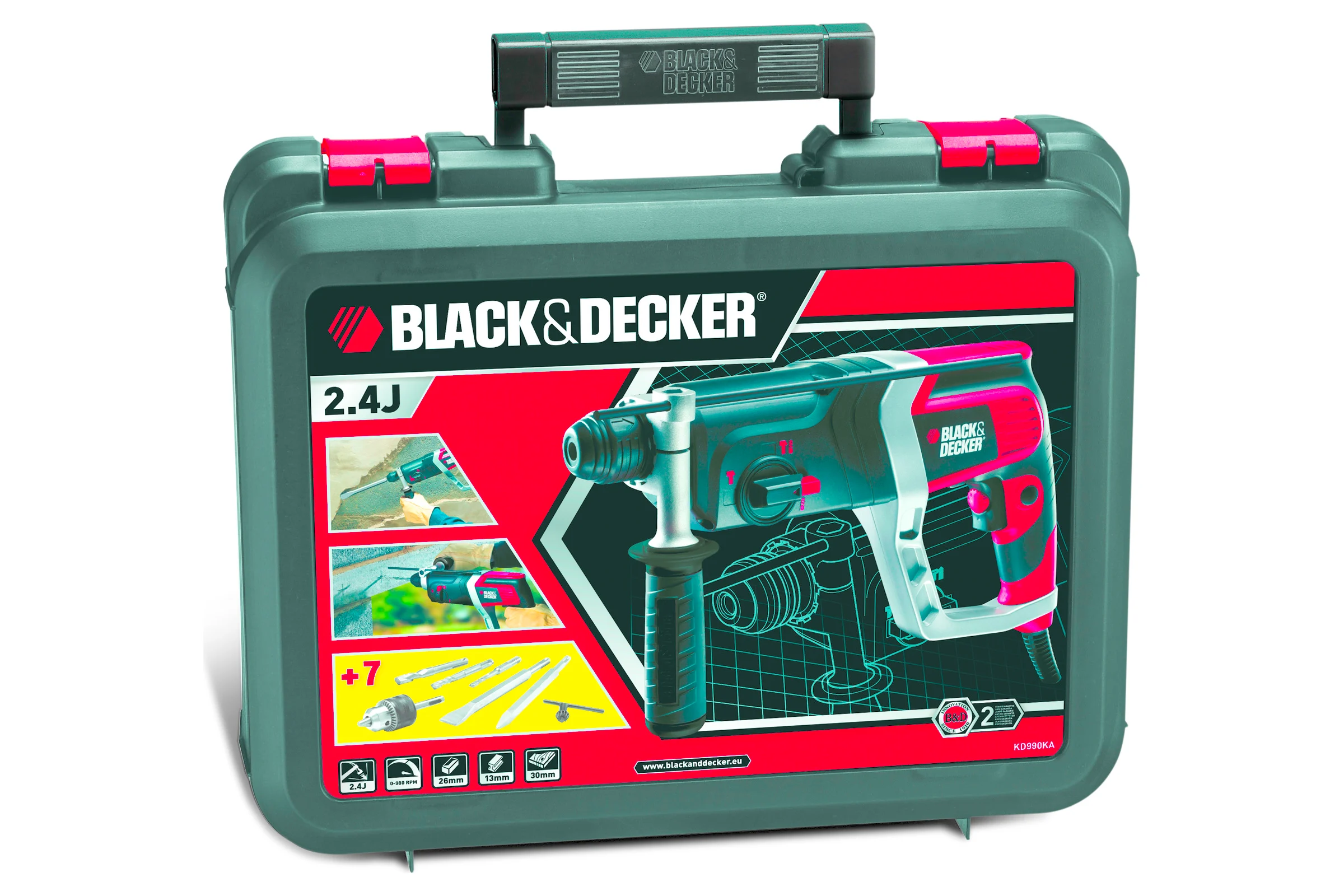 Перфоратор Black+Decker KD990KA