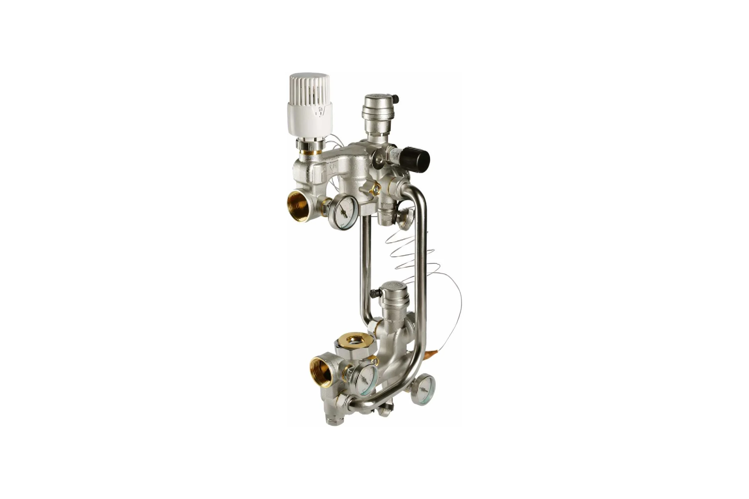 Насосно-смесительный узел с термоголовкой (без насоса) Valtec VT.COMBI.0.180