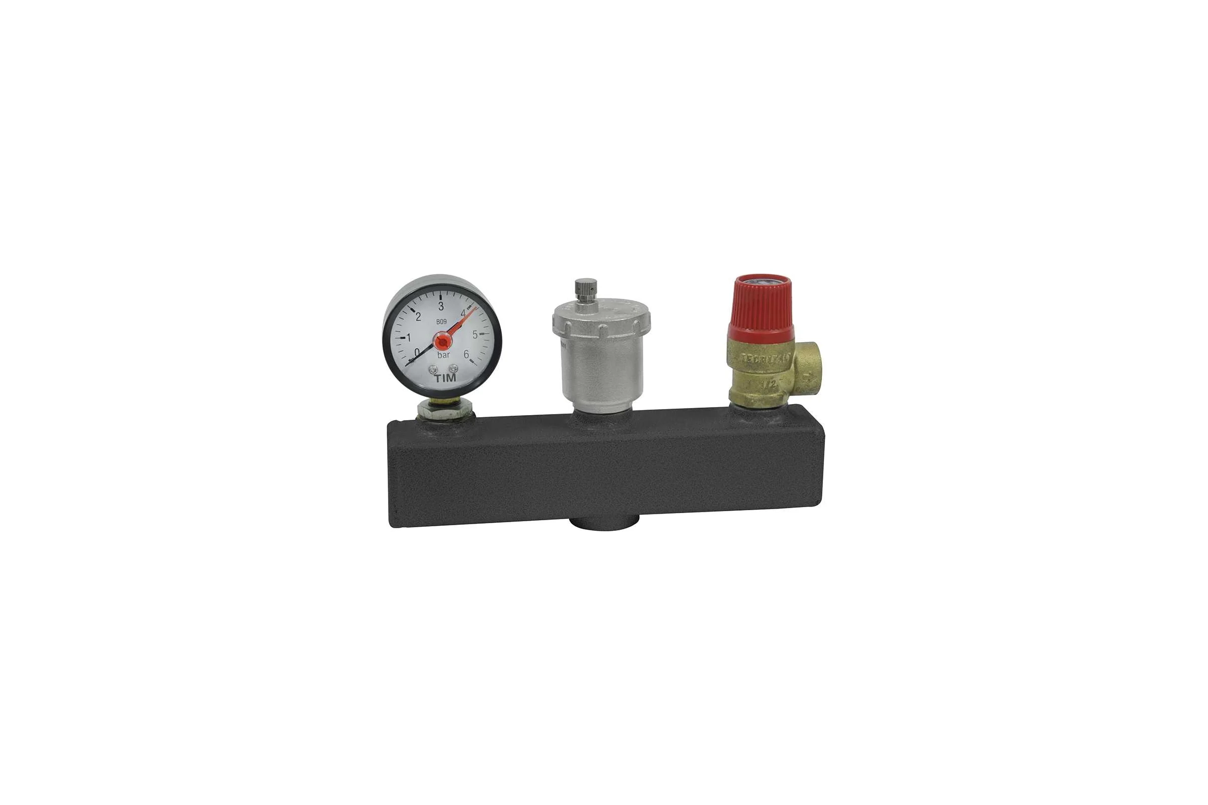 Группа безопасности RISPA STANDART(цвет красный/антик/графит) 3/4" 3 бара RTA-0106