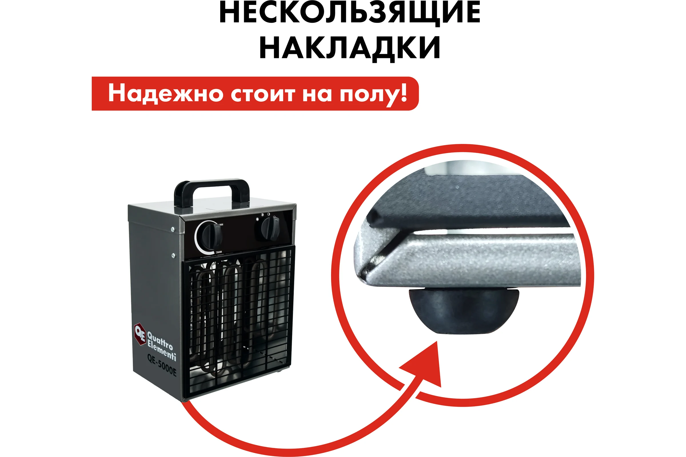 Электрическая тепловая пушка QUATTRO ELEMENTI QE-5000 E 248-559