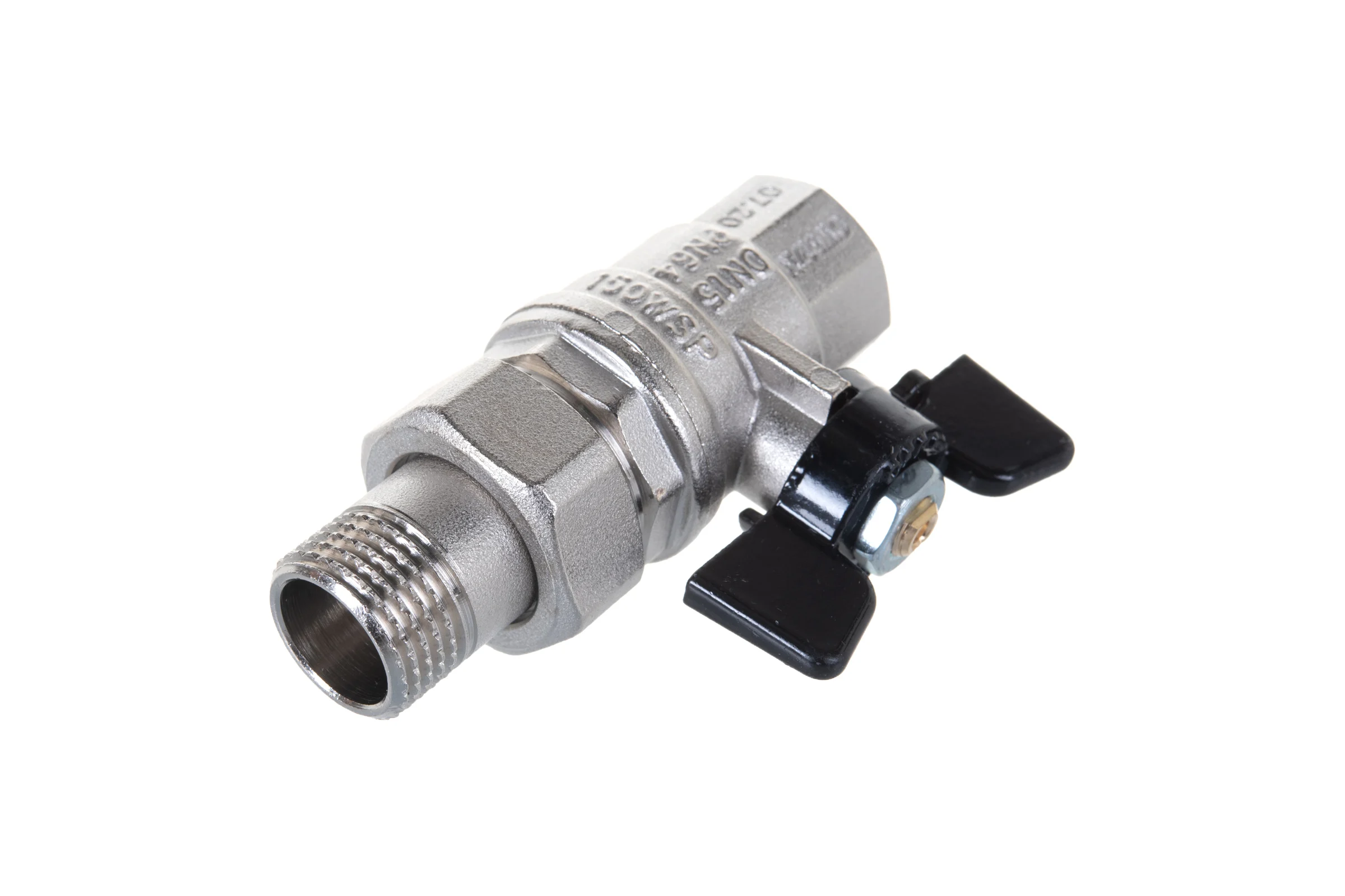 Шаровый кран с полусгоном Bugatti OREGON 1/2" в/н бант артикул 3220027 ИС.081016