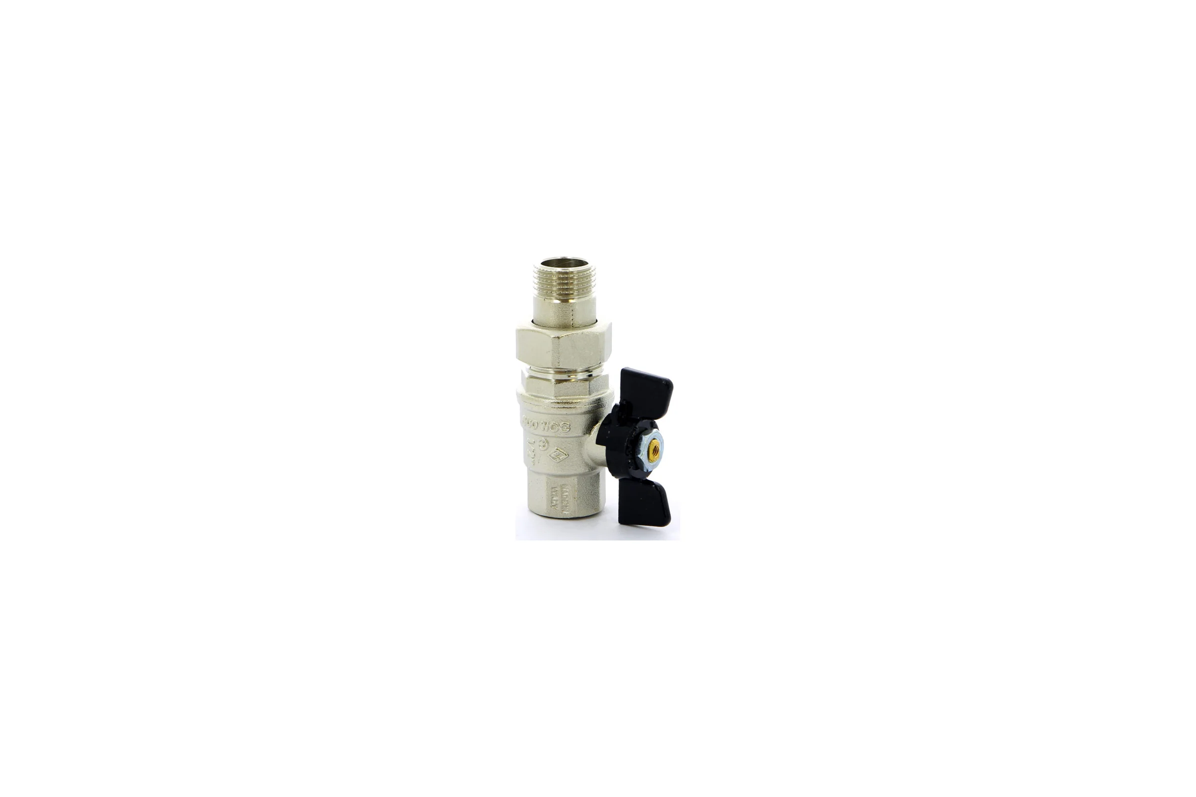 Шаровый кран с полусгоном Bugatti OREGON 1/2" в/н бант артикул 3220027 ИС.081016