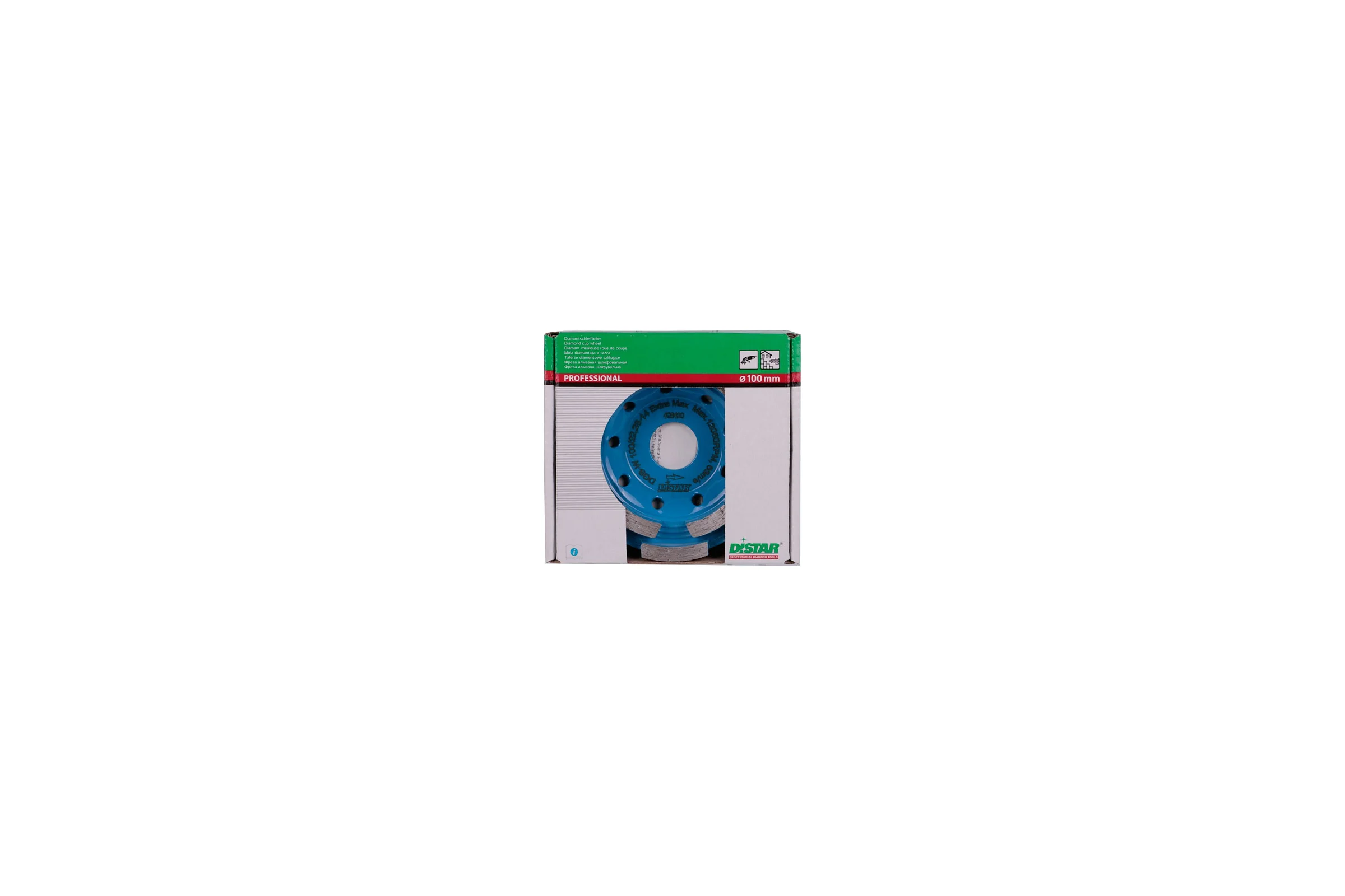 Чашка алмазная сегментная по бетону ФАТ-С Extra Max 5D 100x22.2 мм DiStar 16915516005