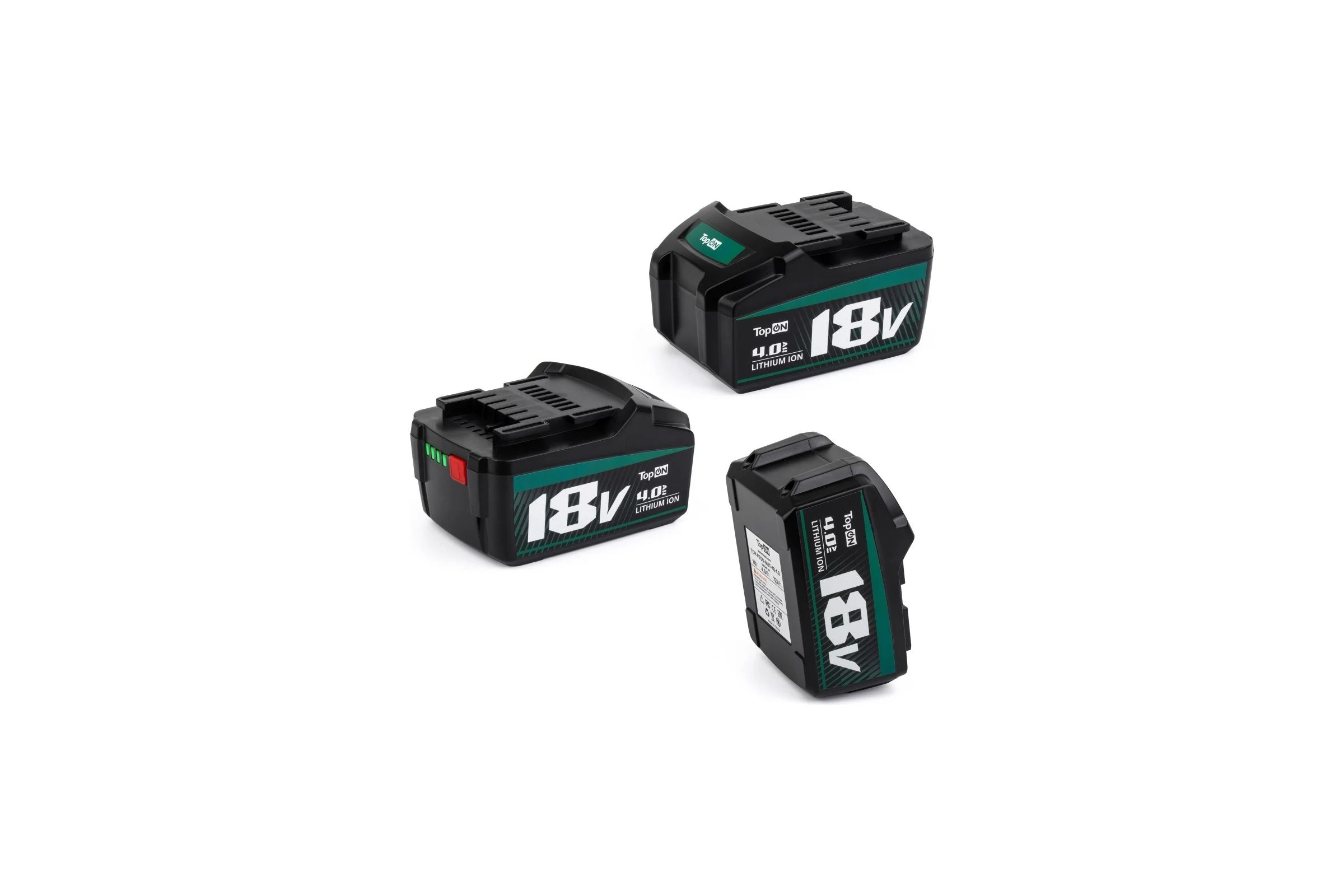 Аккумулятор 18V 4.0AH (LI-ION) PN: 625591000 TopOn TOP-PTGD-MET-18-4.0