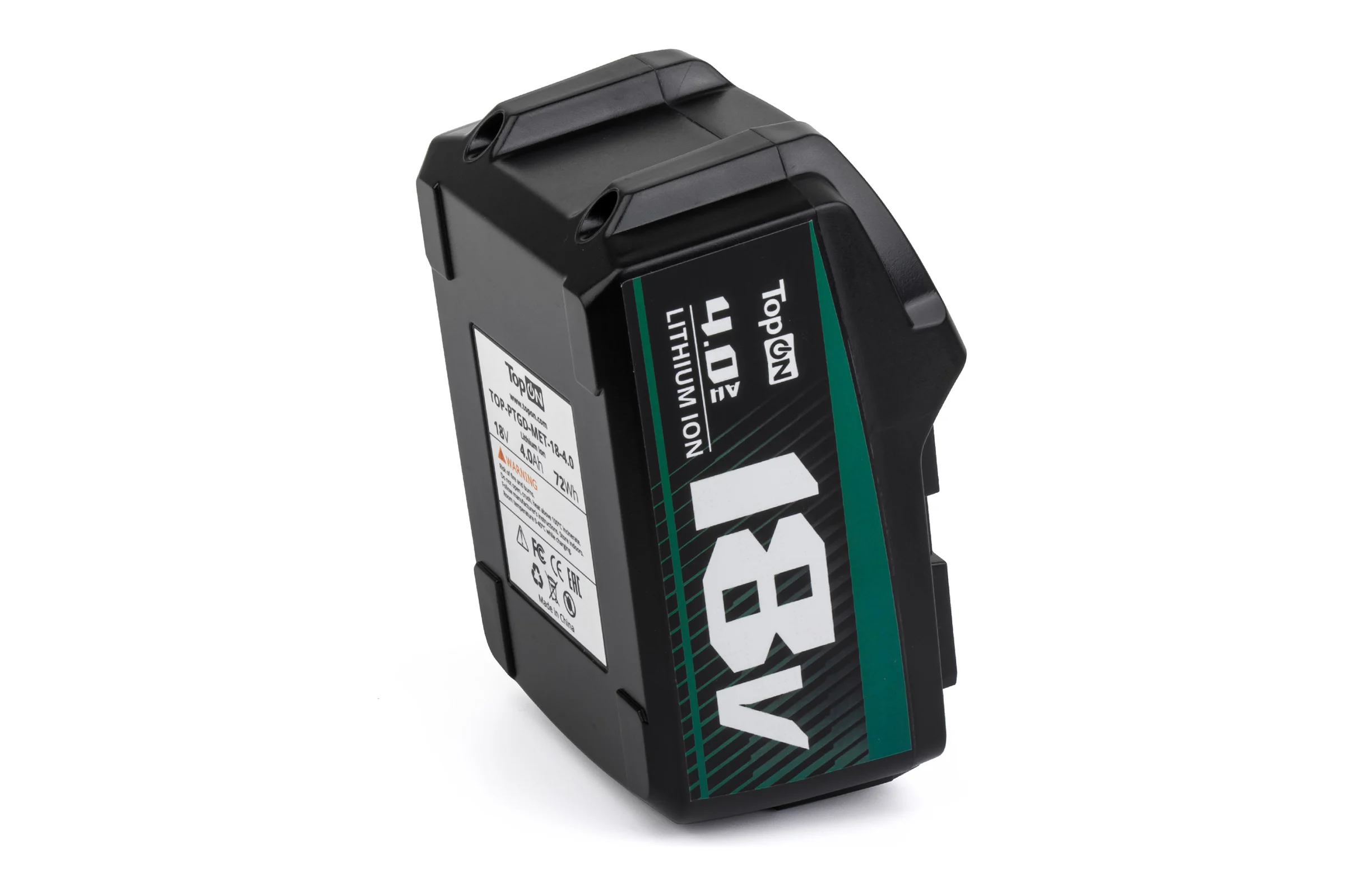Аккумулятор 18V 4.0AH (LI-ION) PN: 625591000 TopOn TOP-PTGD-MET-18-4.0