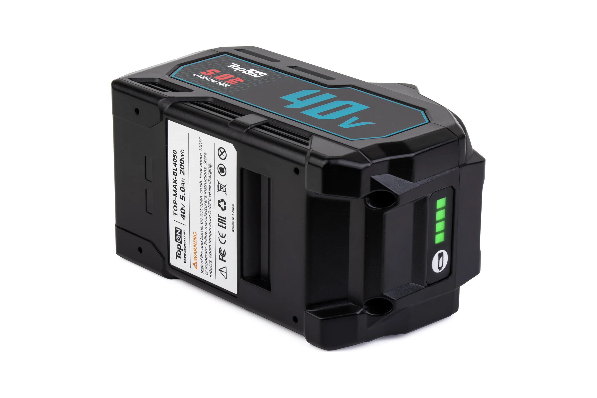 Аккумулятор 40V 5.0AH (LI-ION) PN: Y2023 TopOn TOP-MAK-BL4050