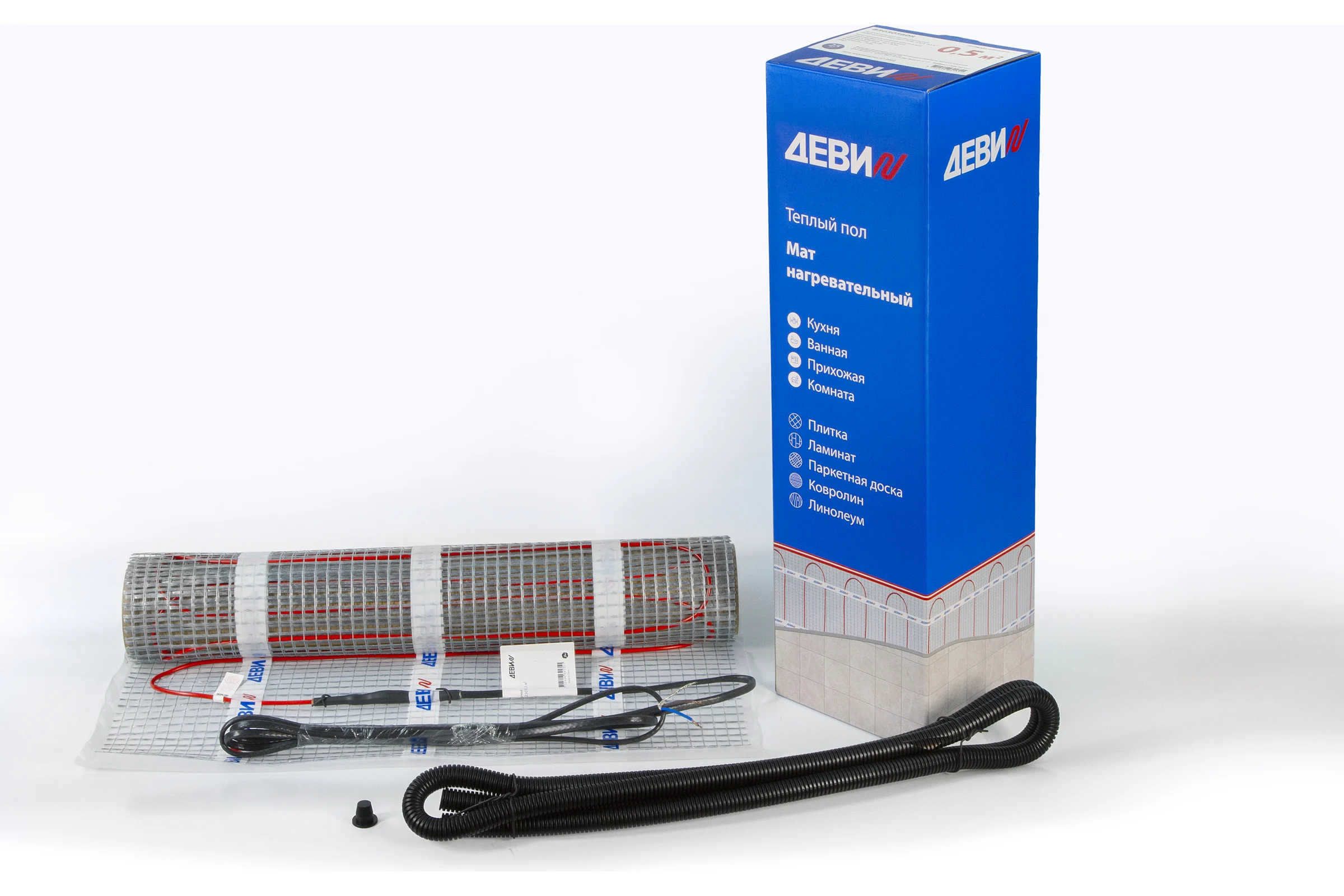Нагревательный мат ДЕВИ Comfort Mat-150T 75 Вт, 230 В, 0,5 м2 83030560R