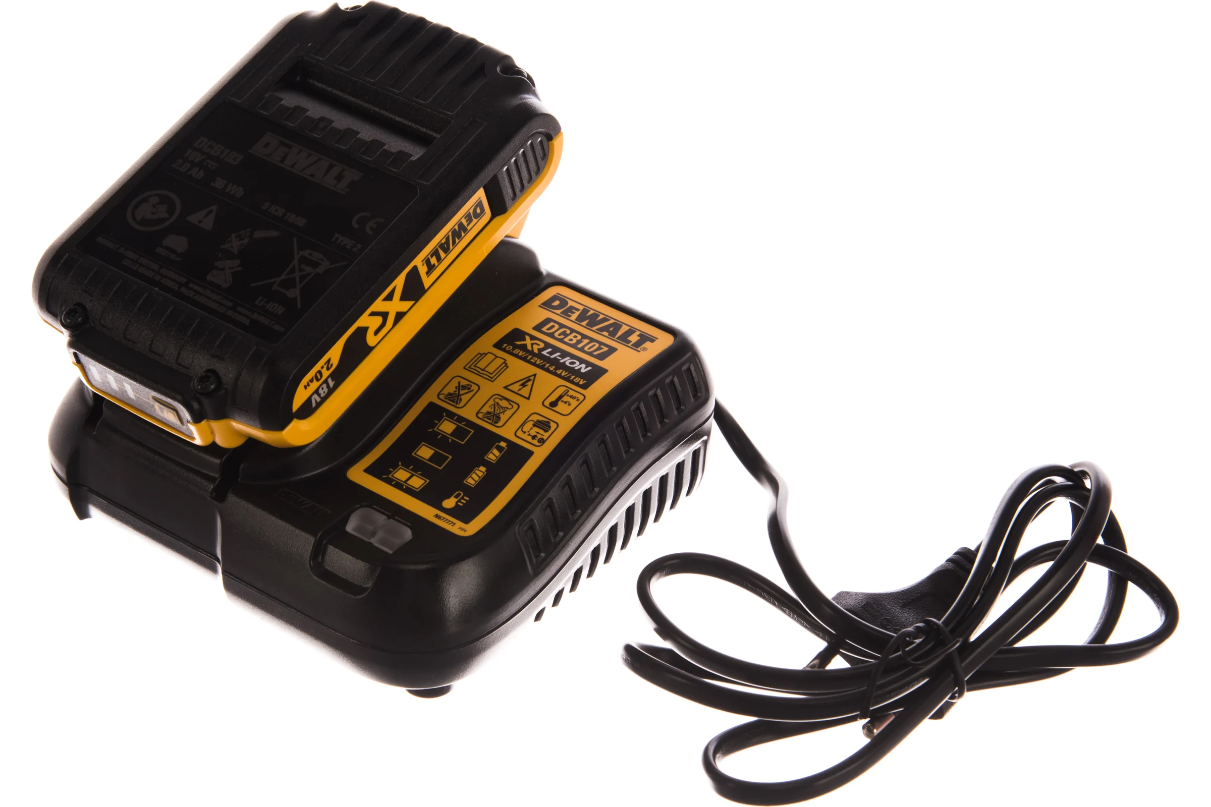 Ротационный лазерный уровень с красным лучом DeWALT DCE079D1R-QW