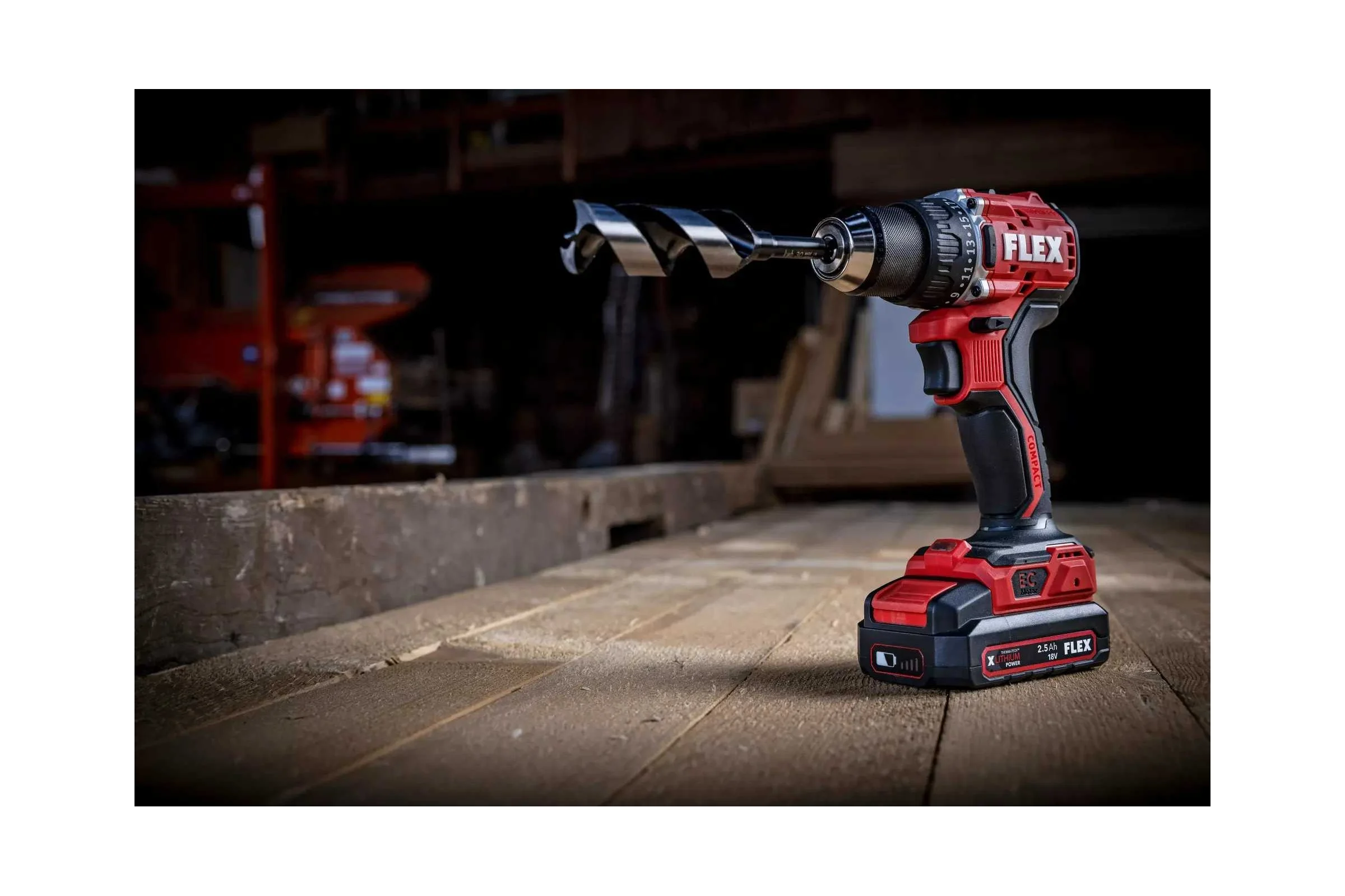 Аккумуляторная дрель-шуруповерт FLEX DD 2G 18.0 ec LD/2.5 set 519049