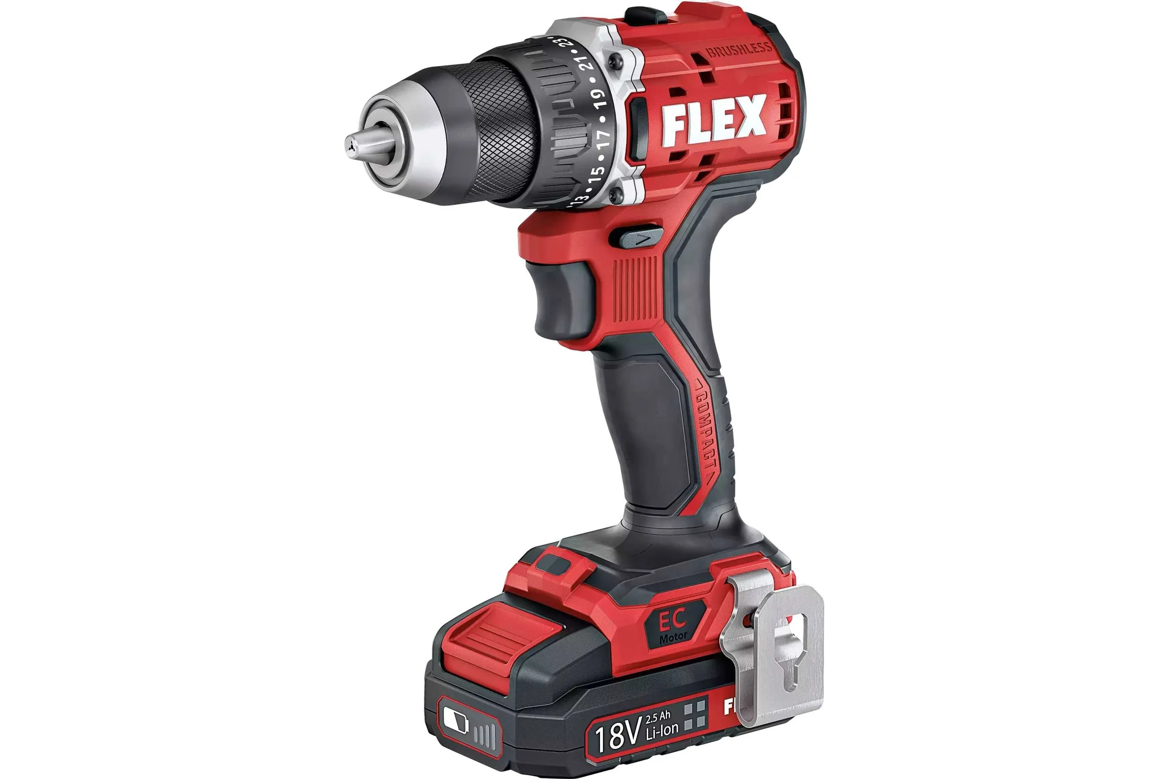 Аккумуляторная дрель-шуруповерт FLEX DD 2G 18.0 ec LD/2.5 set 519049
