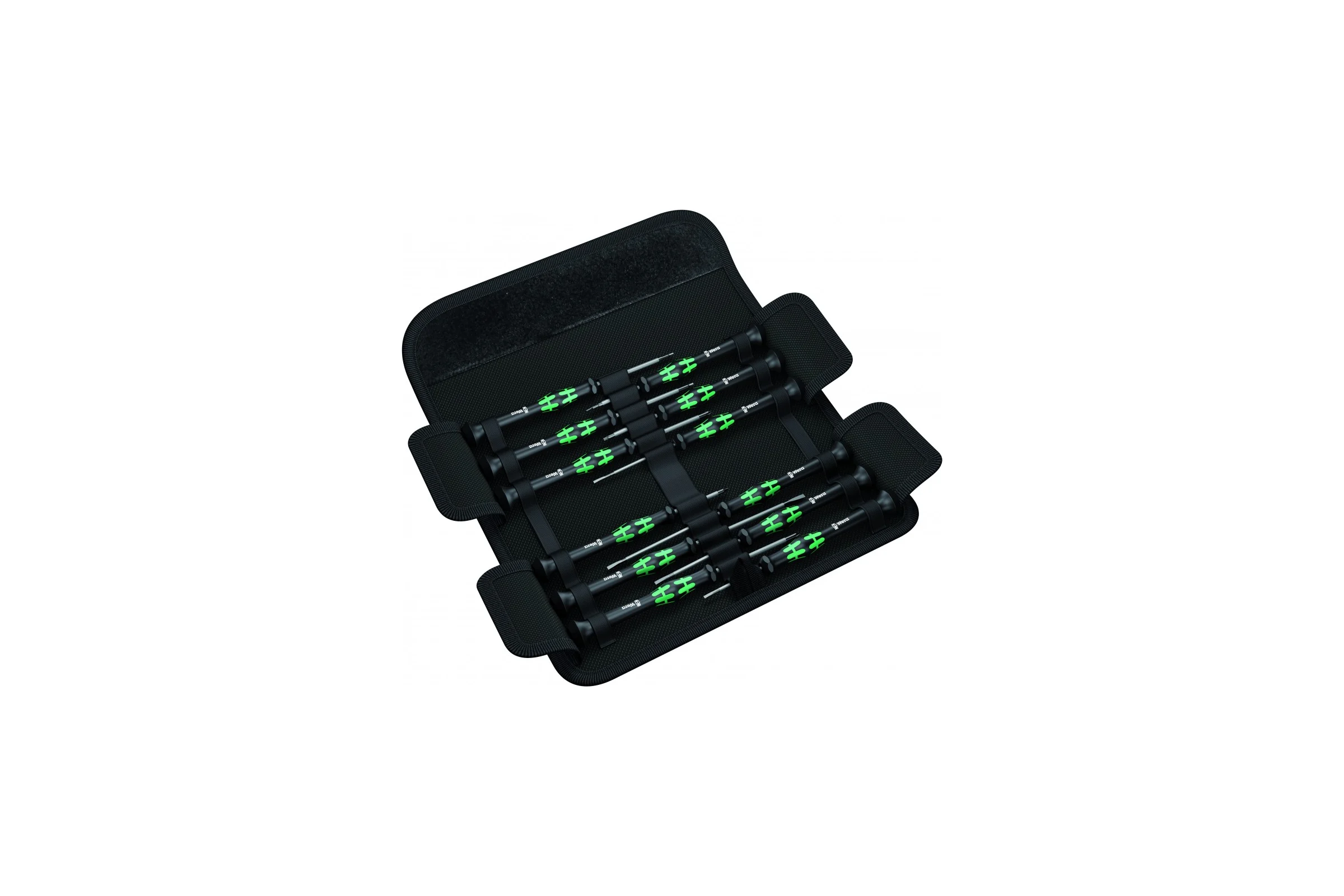 Набор прецизионных отверток Wera, Kraftform Micro, 12 предметов, WE-073675