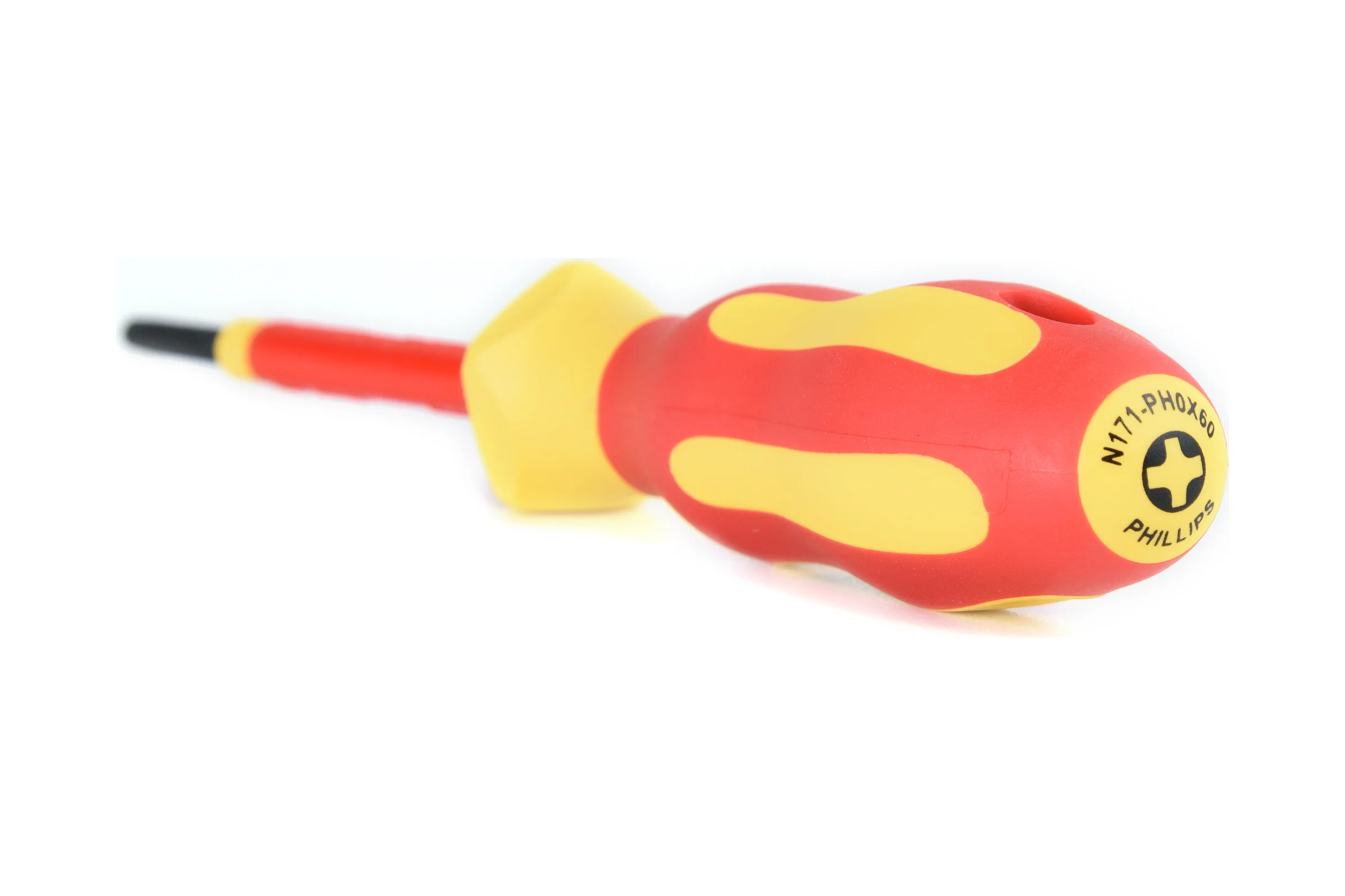 Крестовая диэлектрическая отвертка NORGAU PH0х60 мм, тип N171-PH0x60 067073201