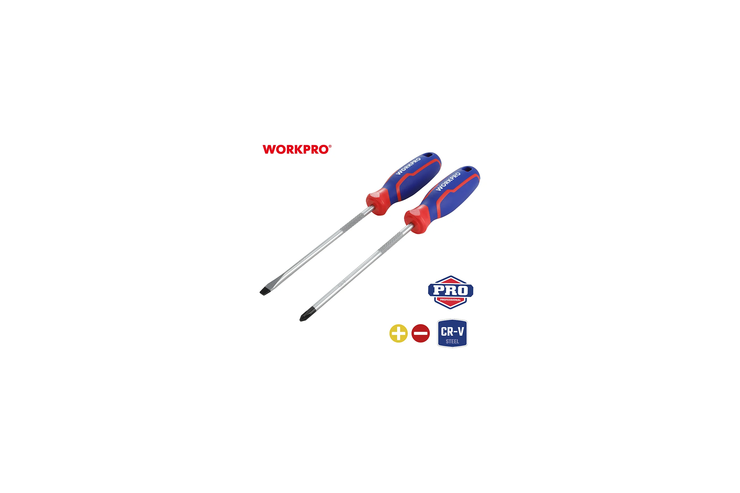 Набор отверток WORKPRO CR-V 2 шт. WP200503