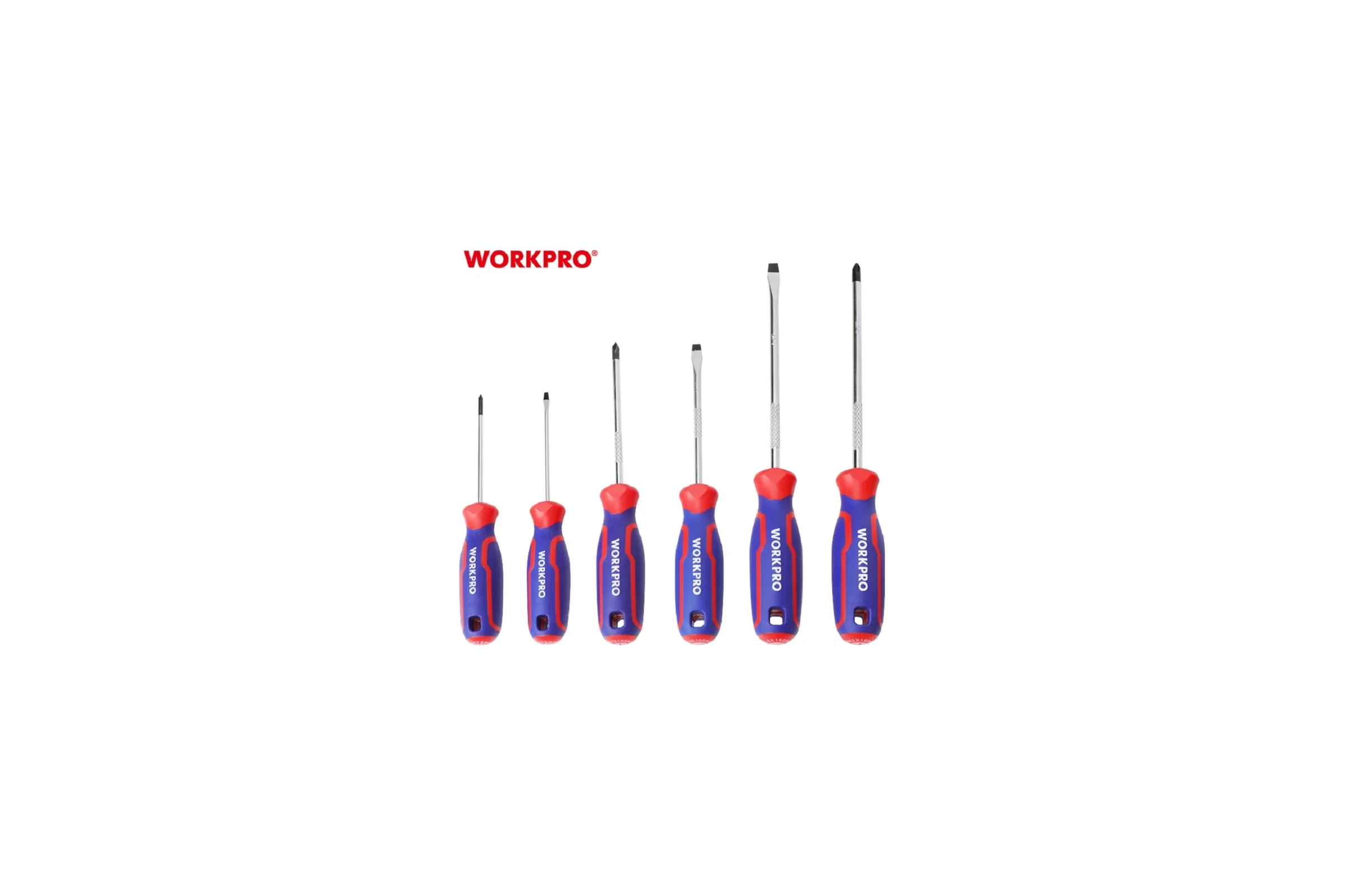 Набор отверток WORKPRO CR-V 6 шт. WP200504