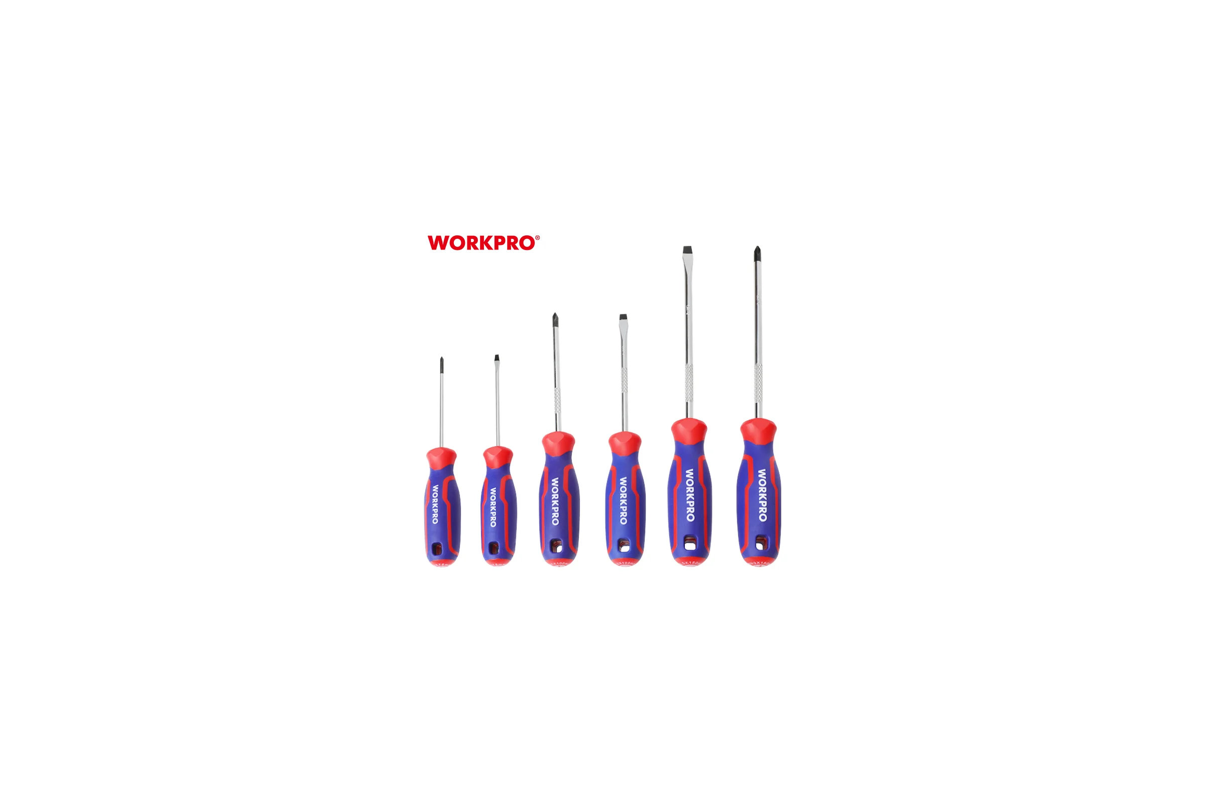 Набор отверток WORKPRO CR-V 6 шт. WP200504