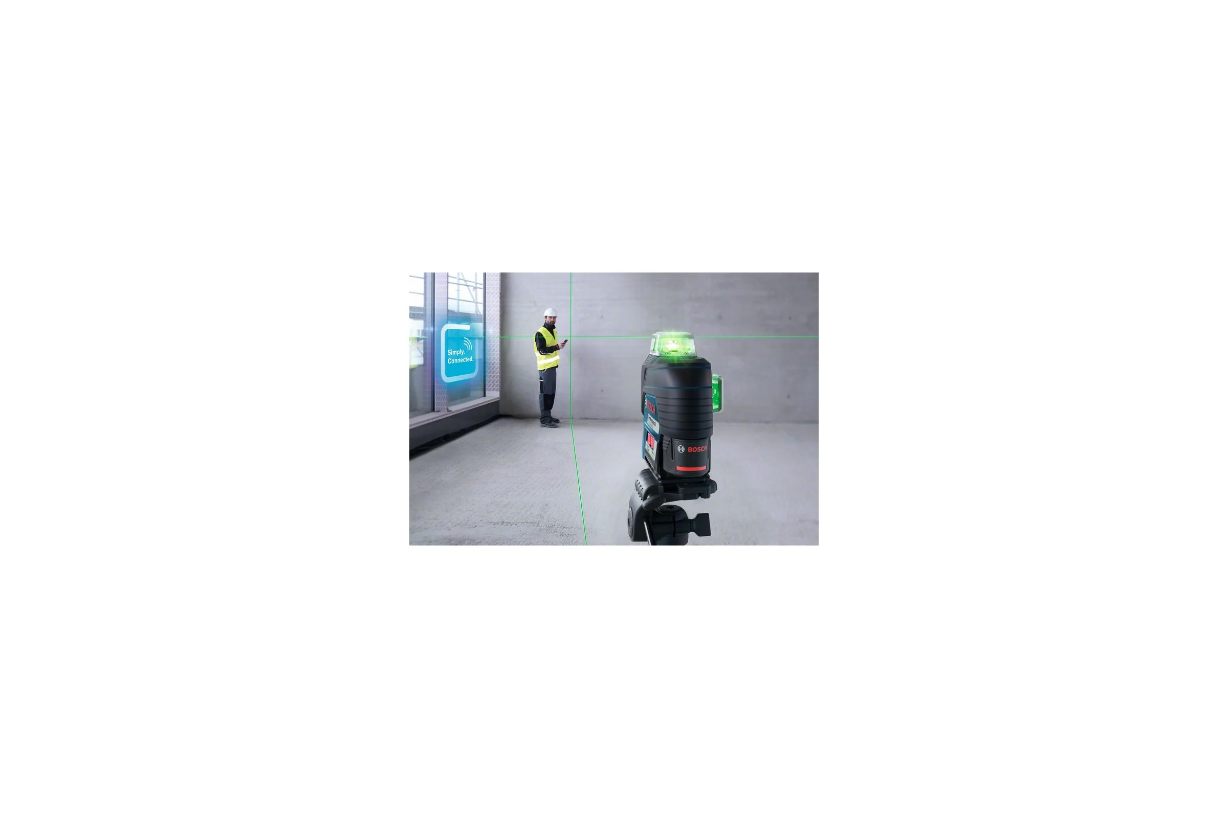 Лазерный нивелир Bosch GLL 3-80 CG + BM 1 + L-Boxx 0.601.063.T00
