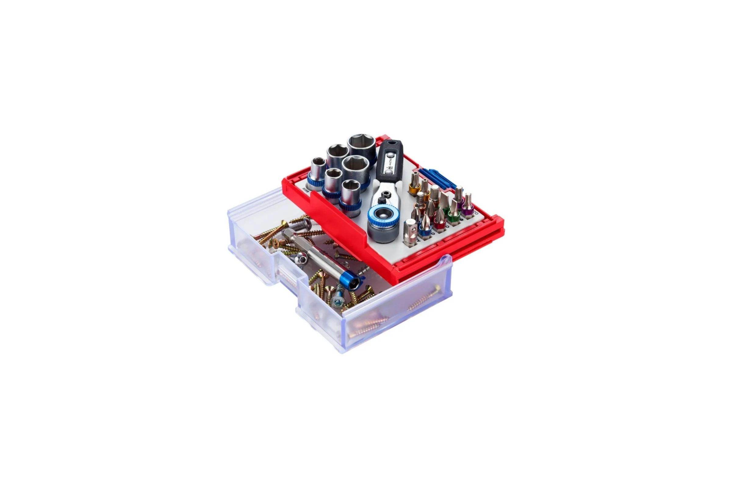 Набор вставок бит 1/4, TORX, HEX, PZ, PH, SLOT, 20 предметов МАСТАК 058-10020C