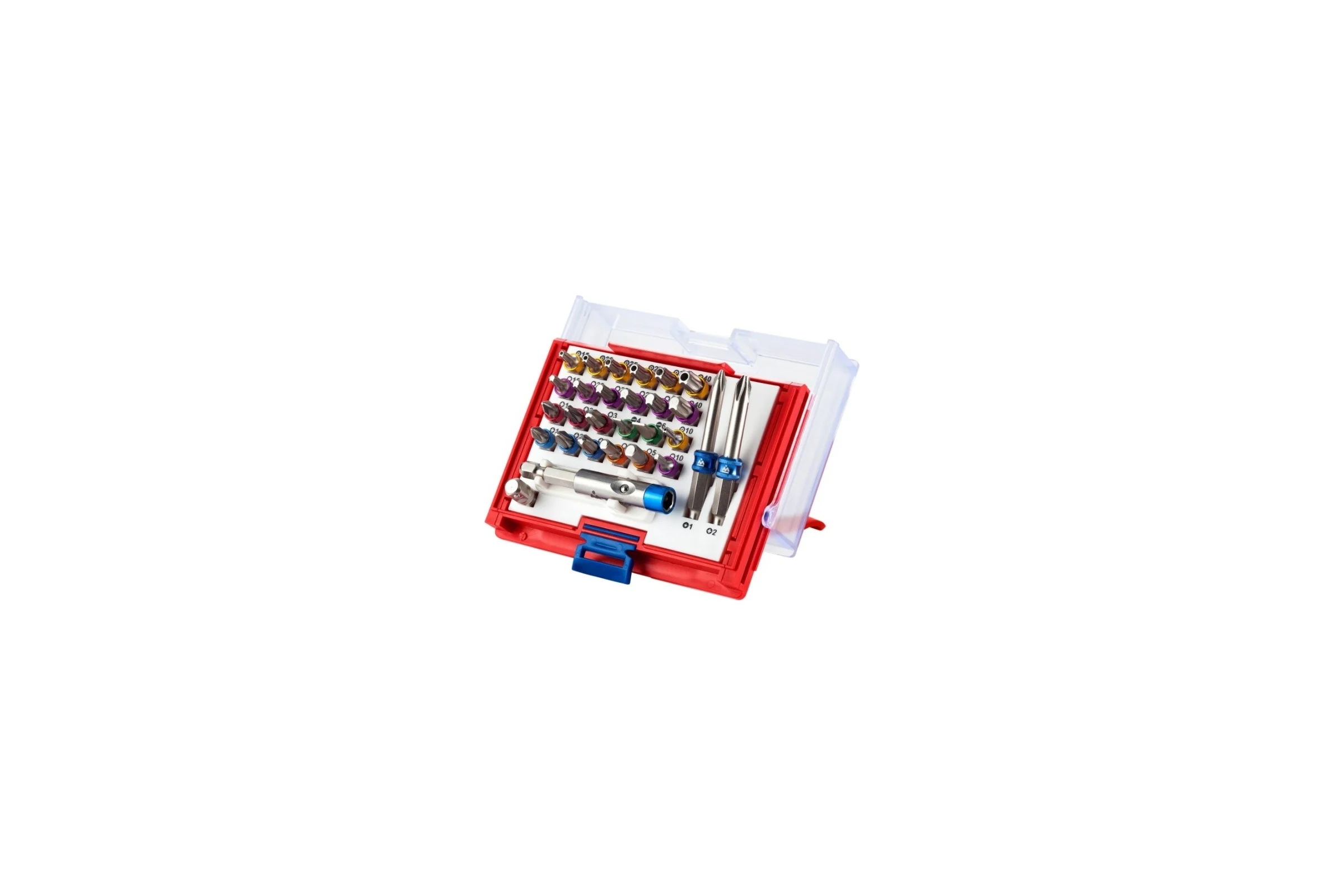 Набор вставок бит 1/4, TORX, HEX, PZ, PH, SLOT, 28 предметов МАСТАК 058-11028C