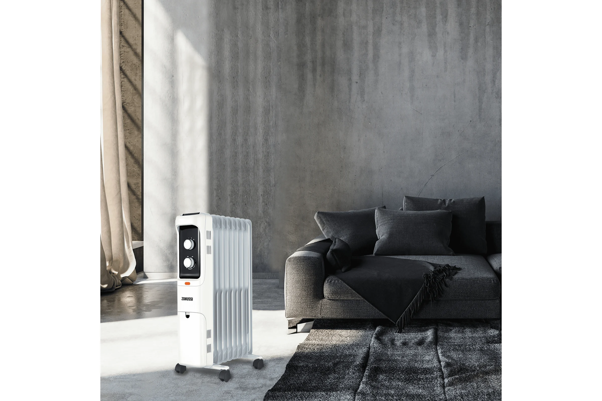 Масляный радиатор Zanussi Loft ZOH/LT-09W 2000W 9 секций НС-1132833
