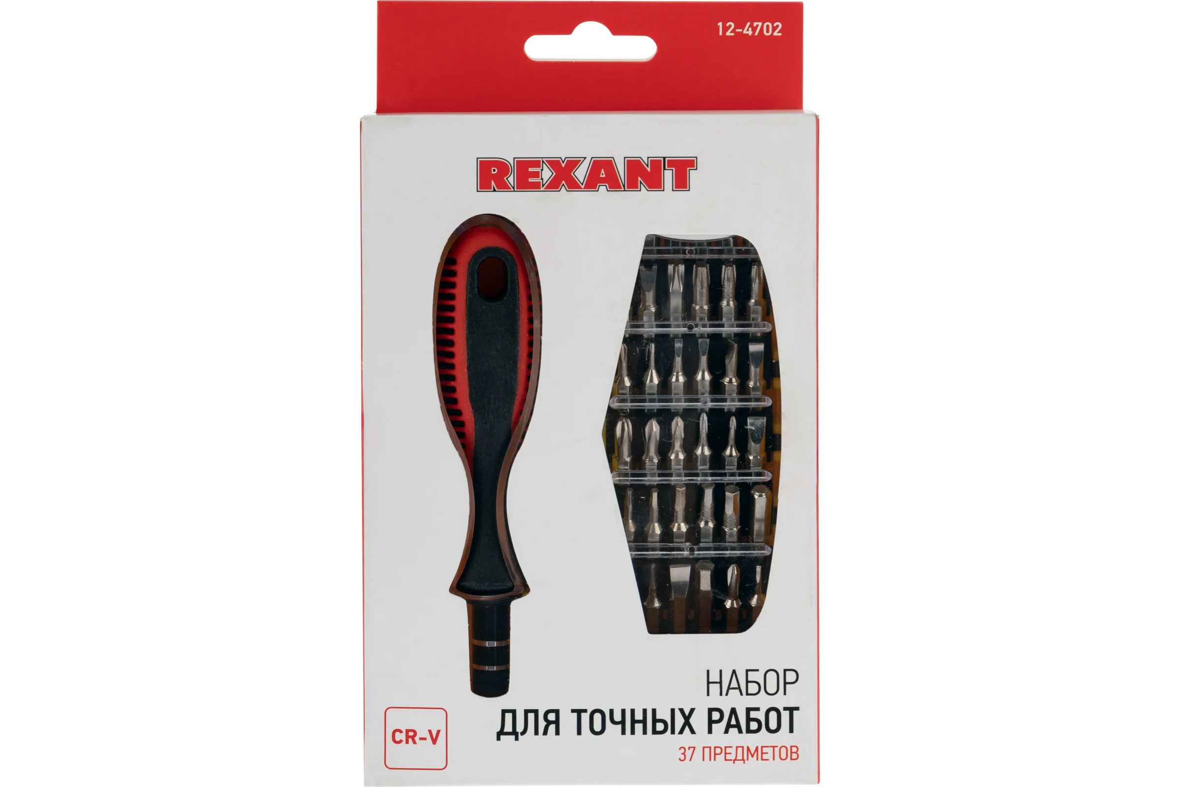Наборная отвертка для точечных работ REXANT 37 предметов 12-4702