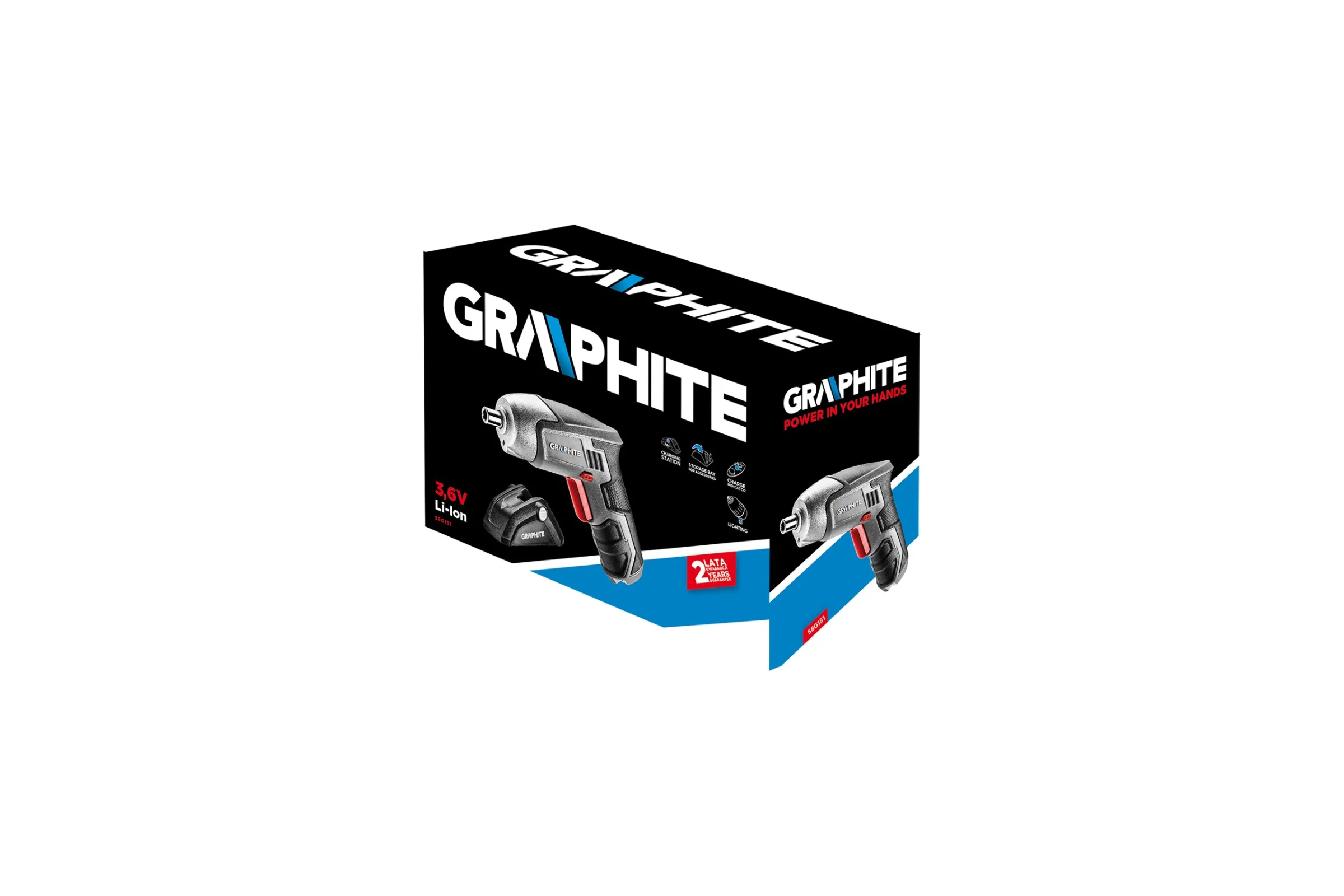Аккумуляторная отвертка GRAPHITE 58G151