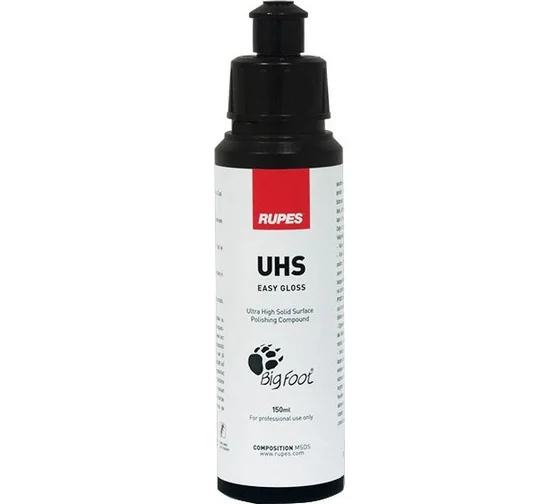 Полировальная паста UHS для твердых покрытий 0.15 л черная RUPES 9.BFUHS150/6