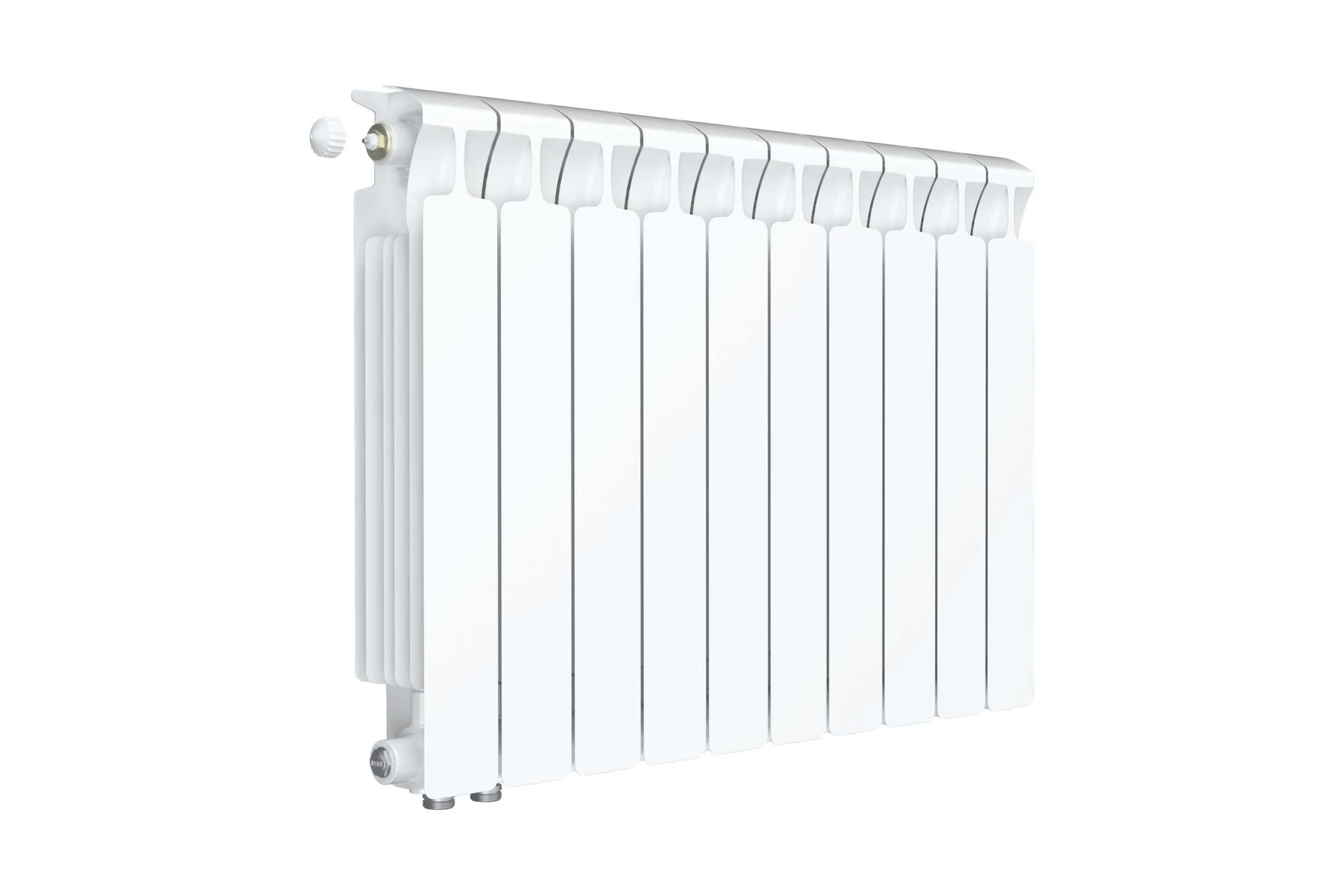 Биметаллический радиатор RIFAR MONOLIT Ventil 500 10 секц. нижн. лев. R-MN-500-10-VL