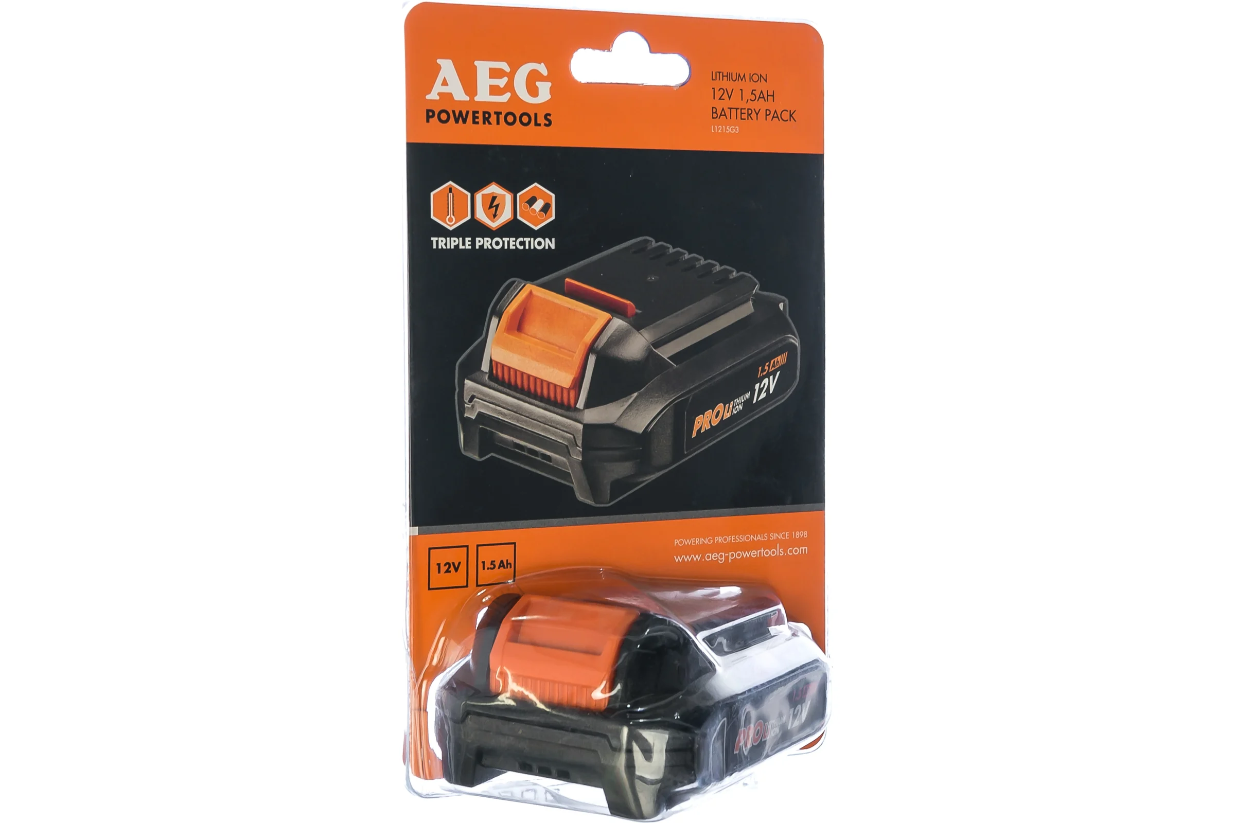 Аккумулятор L1215G3 (12 В; 1.5 А*ч; Li-Ion) AEG 4932451094