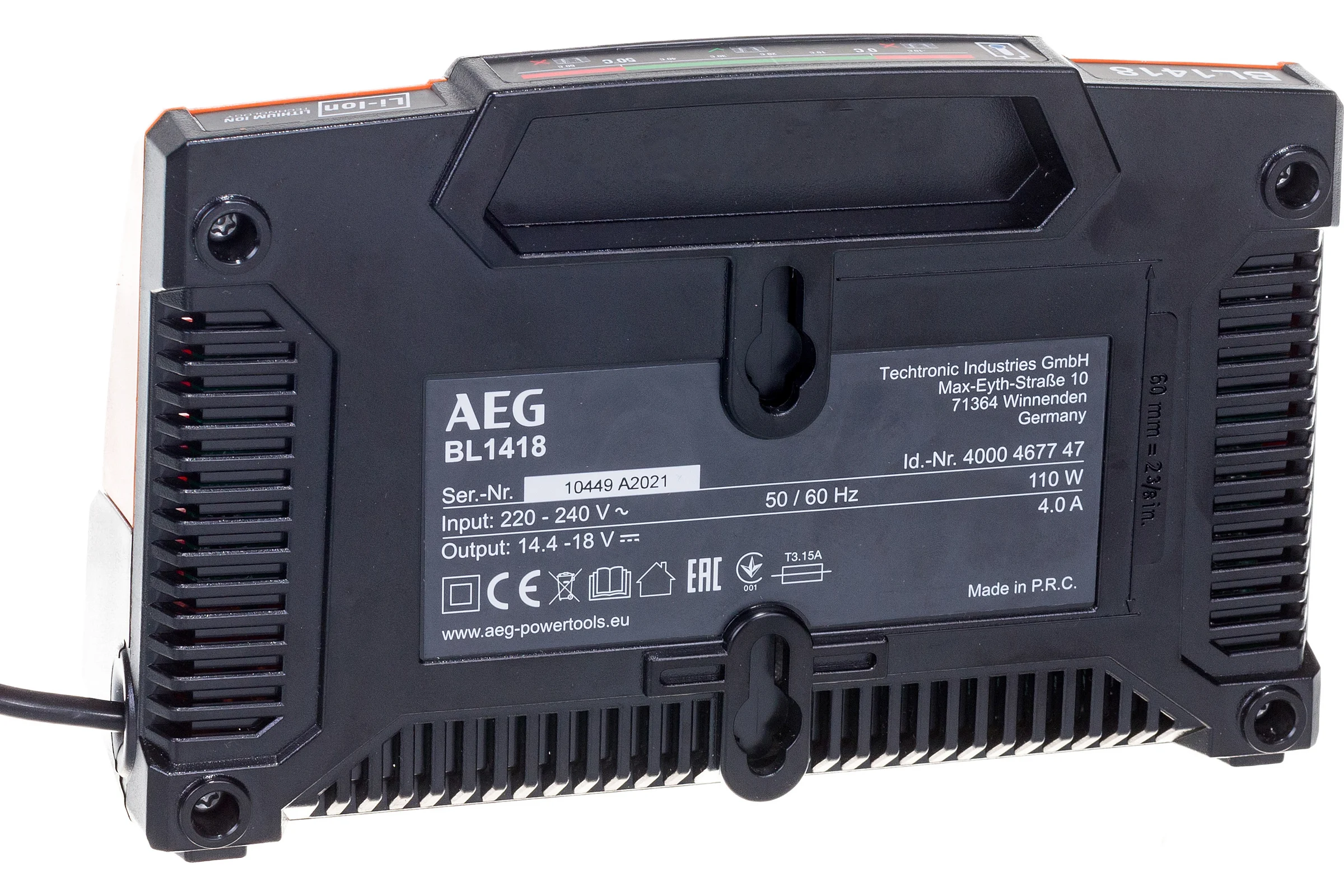 Аккумулятор (18 В; 4.0 А*ч; Li-Ion) + зарядное устройство SET L1840BL AEG 4932430359
