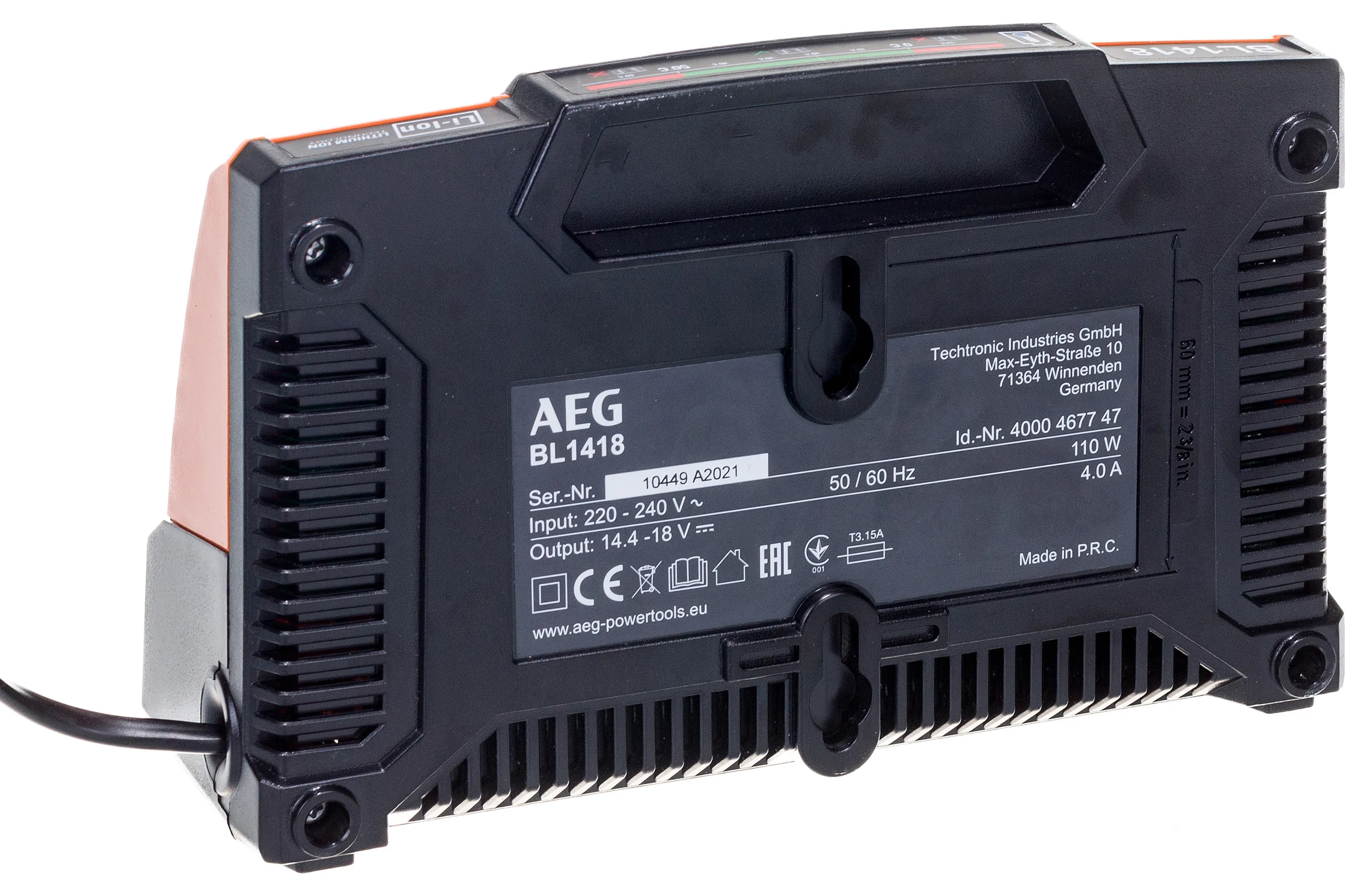 Аккумулятор (18 В; 4.0 А*ч; Li-Ion) + зарядное устройство SET L1840BL AEG 4932430359