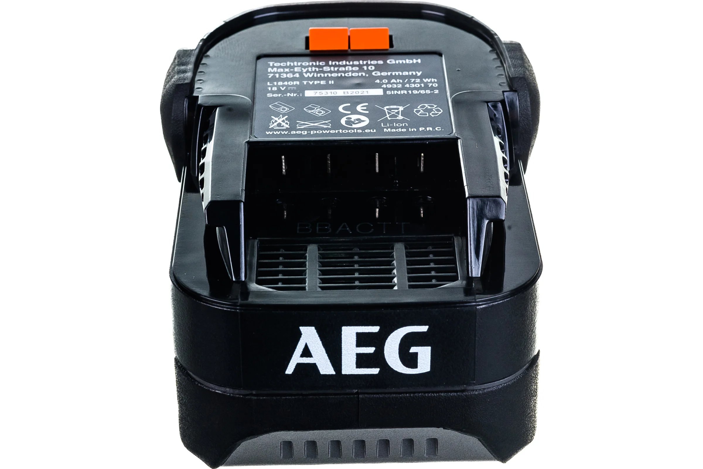 Аккумулятор (18 В; 4.0 А*ч; Li-Ion) + зарядное устройство SET L1840BL AEG 4932430359