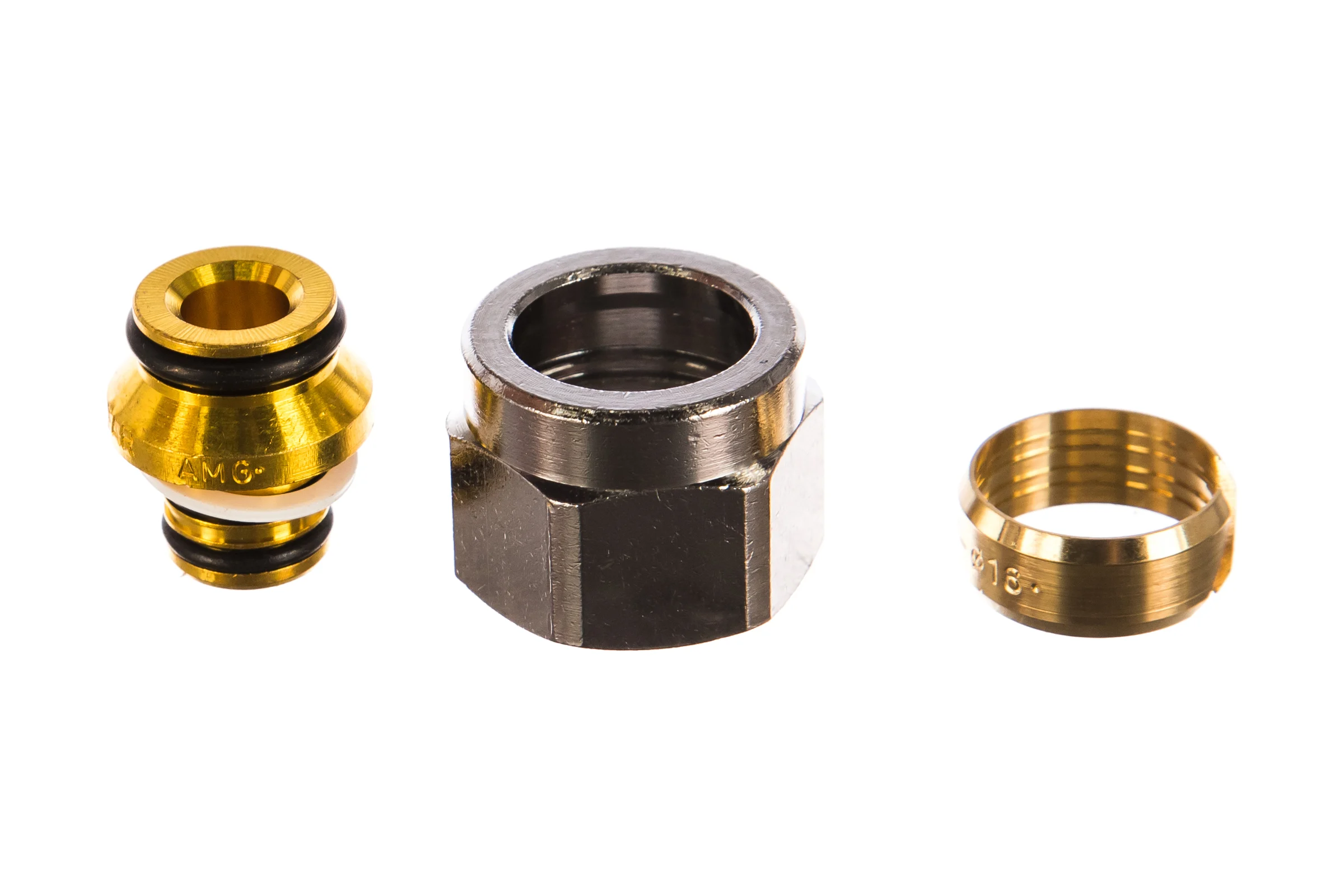 Концовка для металлопластиковых труб FAR 16х2 евроконус 1/2" FC 6076 58802