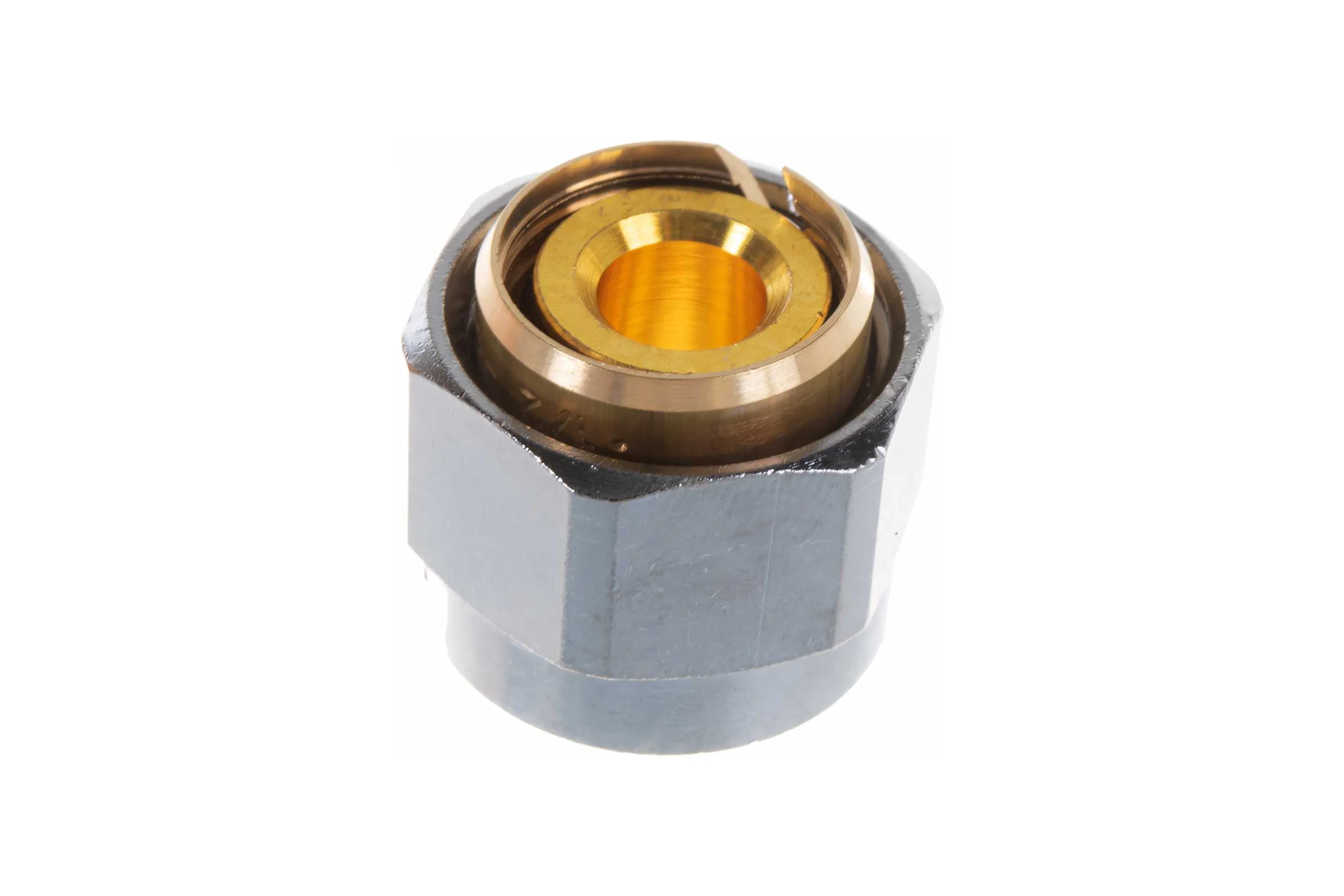 Концовка для пластиковых труб FAR 16х2,2 евроконус 1/2" FC 6075 58845