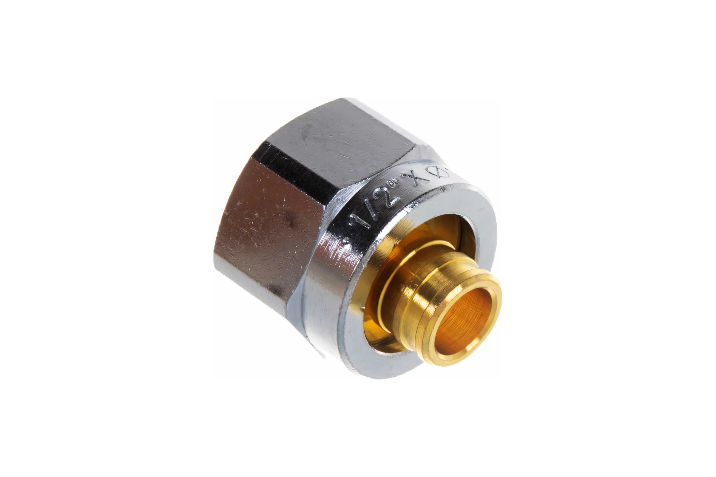 Концовка для пластиковых труб FAR 16х2,2 евроконус 1/2" FC 6075 58845