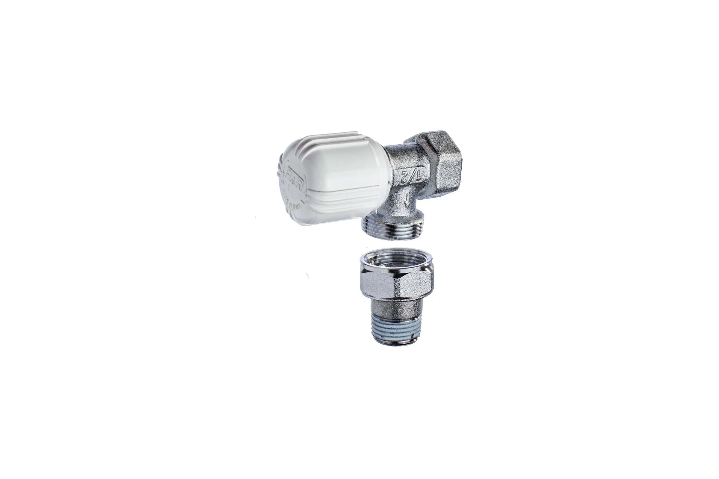 Угловой терморегулирующий вентиль FAR 1/2" ВР FT 1620 12
