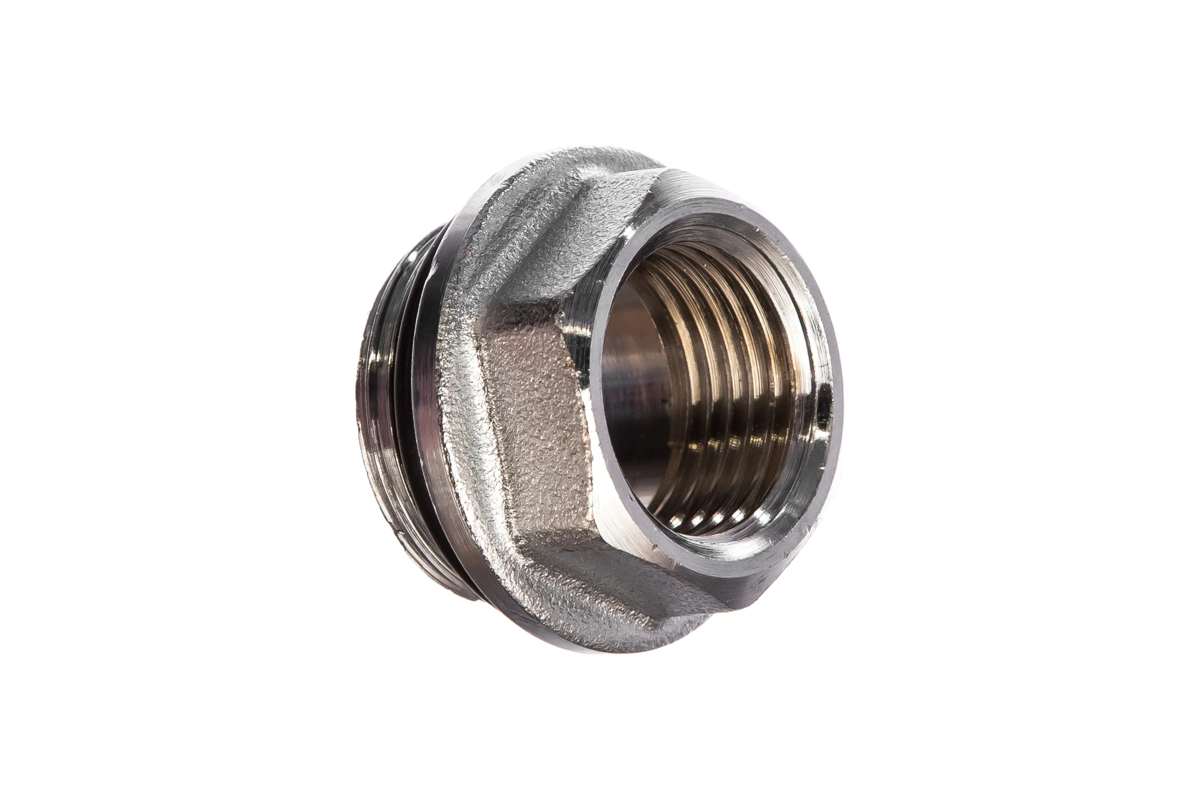 Хромированный концевой переходник FAR 3/4"НР х 1/2"ВР FK 4200 3412